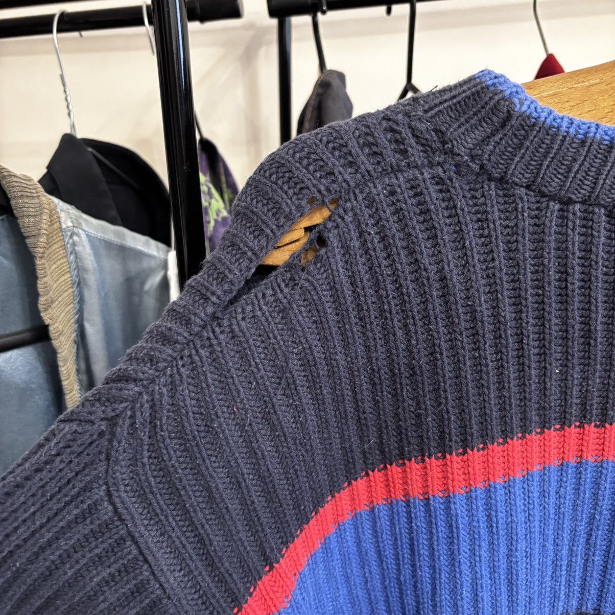 Vintage Last Drop‼️Vintage 80’s Distressed Burberry sweater knit Size US L / EU 52-54 / 3 - 9 Thumbnail