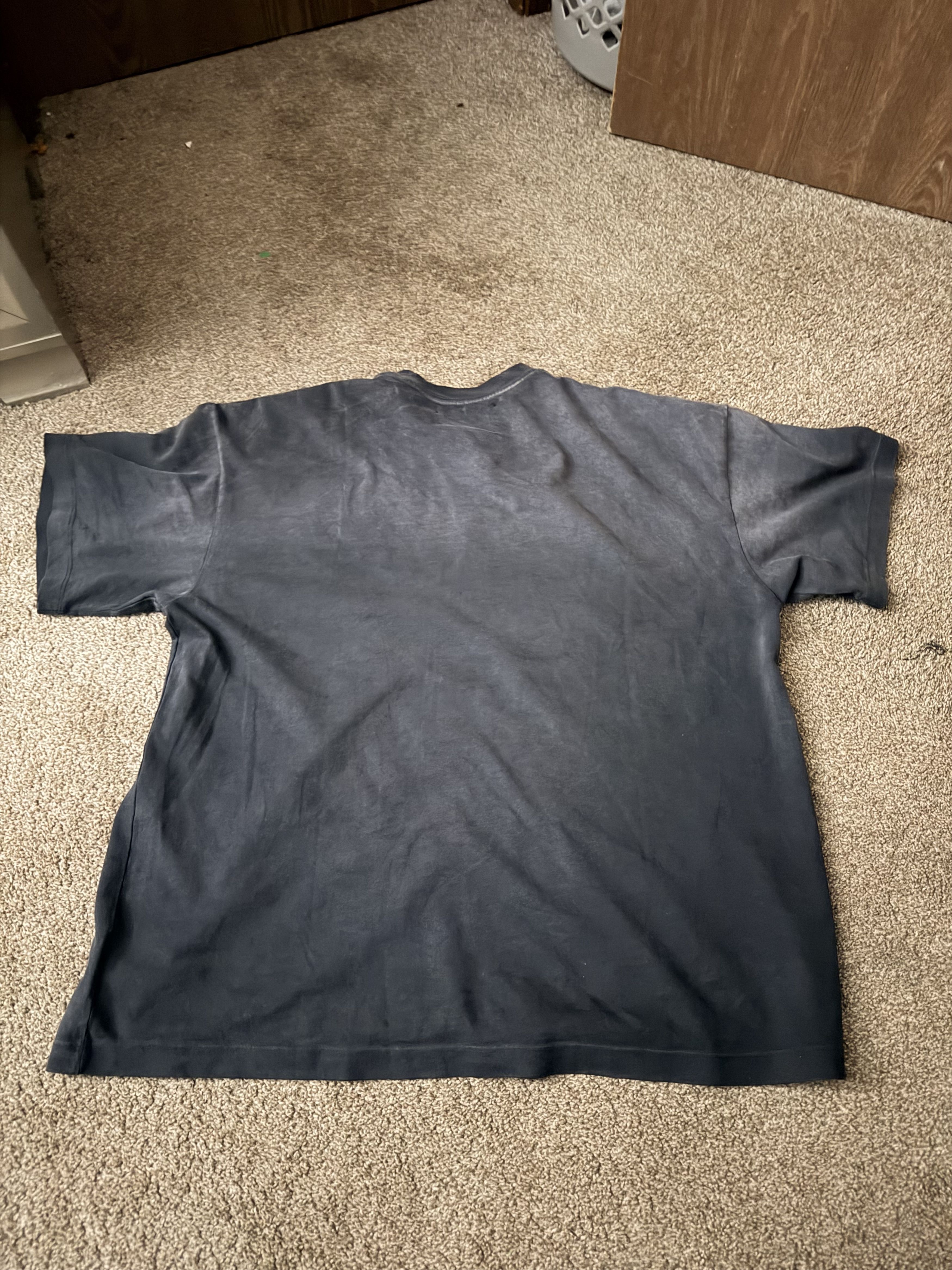 Satoshi Nakamoto SATOSHI NAKAMOTO PEARL STUDDED LOGO TEE (WASHED BLACK) Size US L / EU 52-54 / 3 - 2 Thumbnail