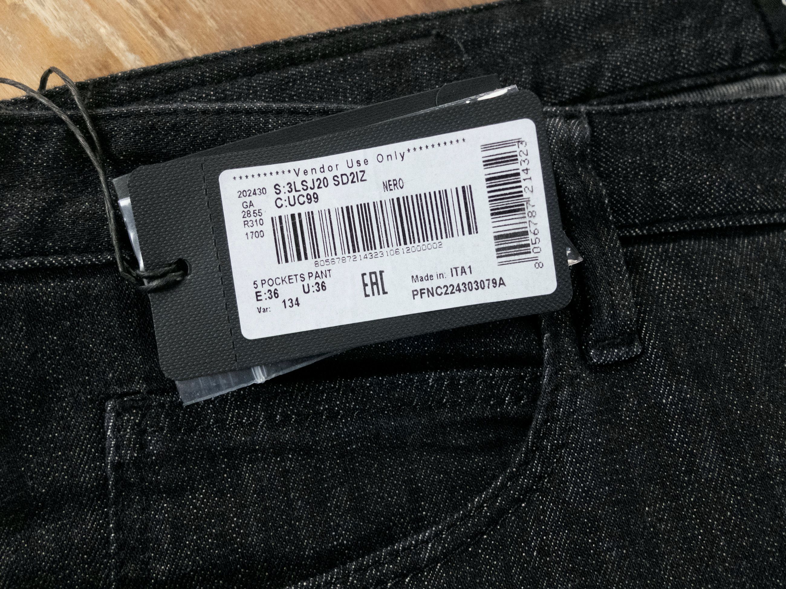 Giorgio Armani GIORGIO ARMANI mainline dark gray jeans Size 36 Size US 36 / EU 52 - 7 Thumbnail