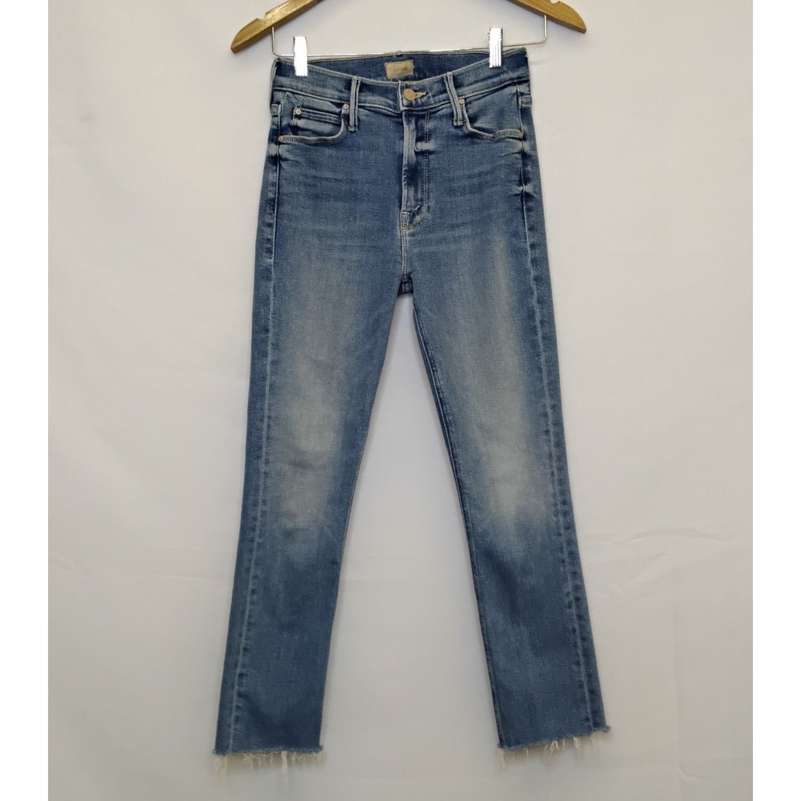 MOTHER Mother The Mid Rise Dazzle Ankle Jeans Women's 25x26 Light Size 25" / US 0 / IT 36 - 2 Thumbnail