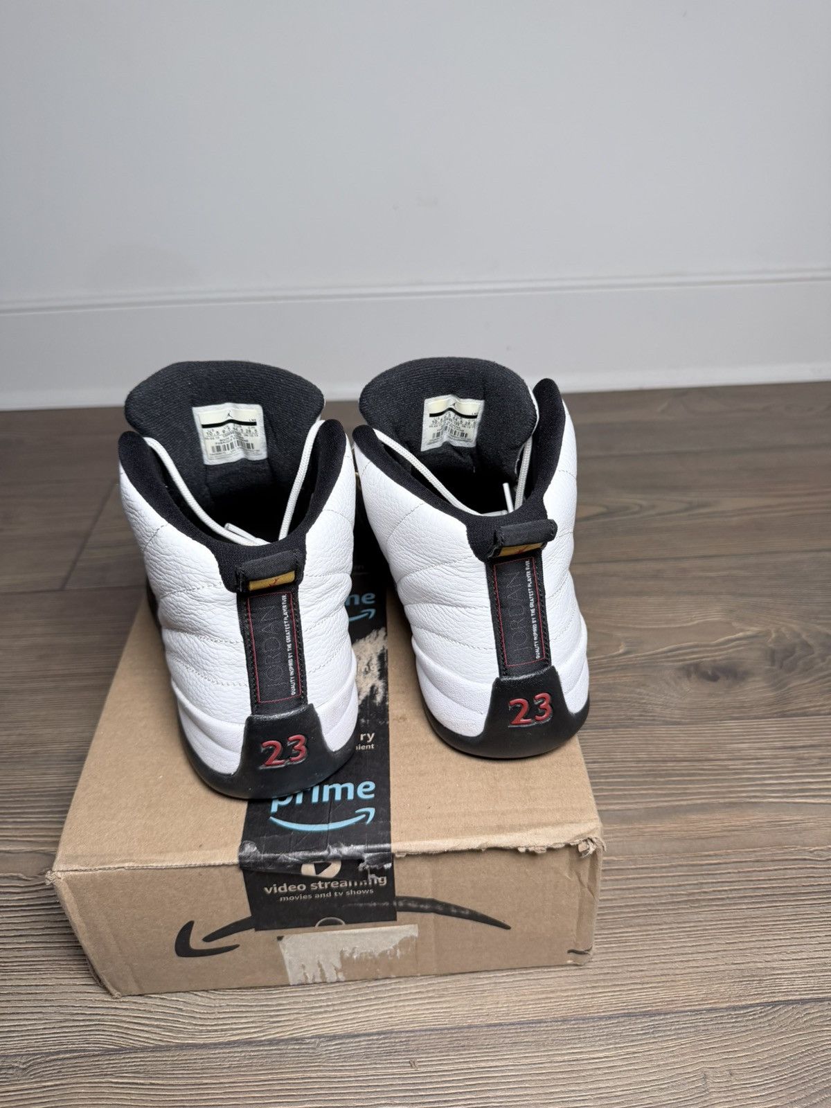 Jordan Brand Air Jordan 12 Retro “Taxi” – 2013 – White/Black – Men’s Size US 10.5 / EU 43-44 - 5 Thumbnail