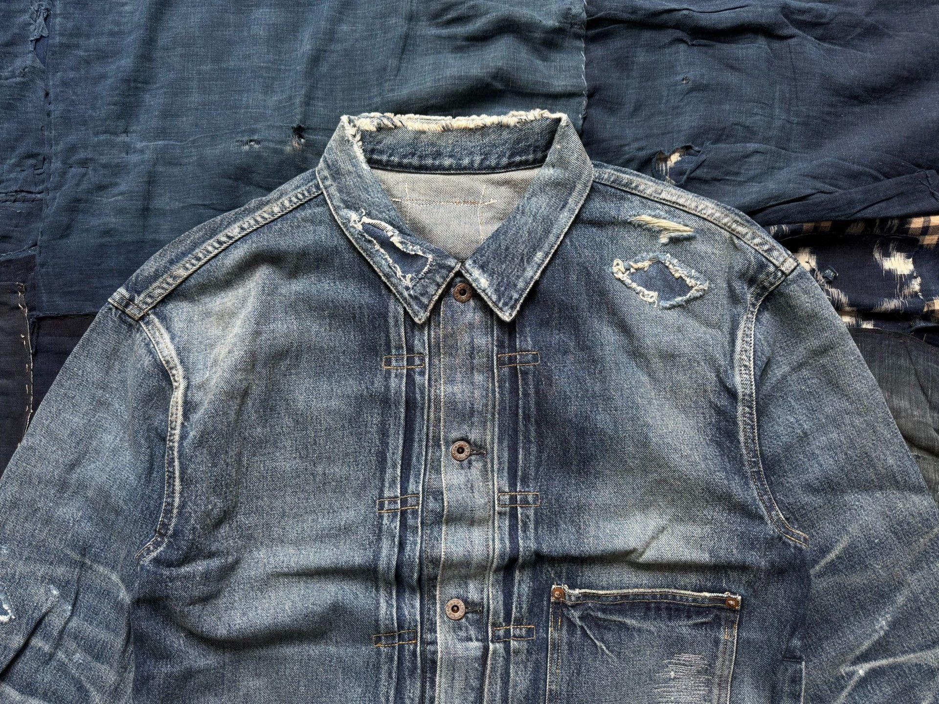 Madness MADNESS 24AW AGING TYPE-I DENIM JACKET Size US L / EU 52-54 / 3 - 4 Thumbnail