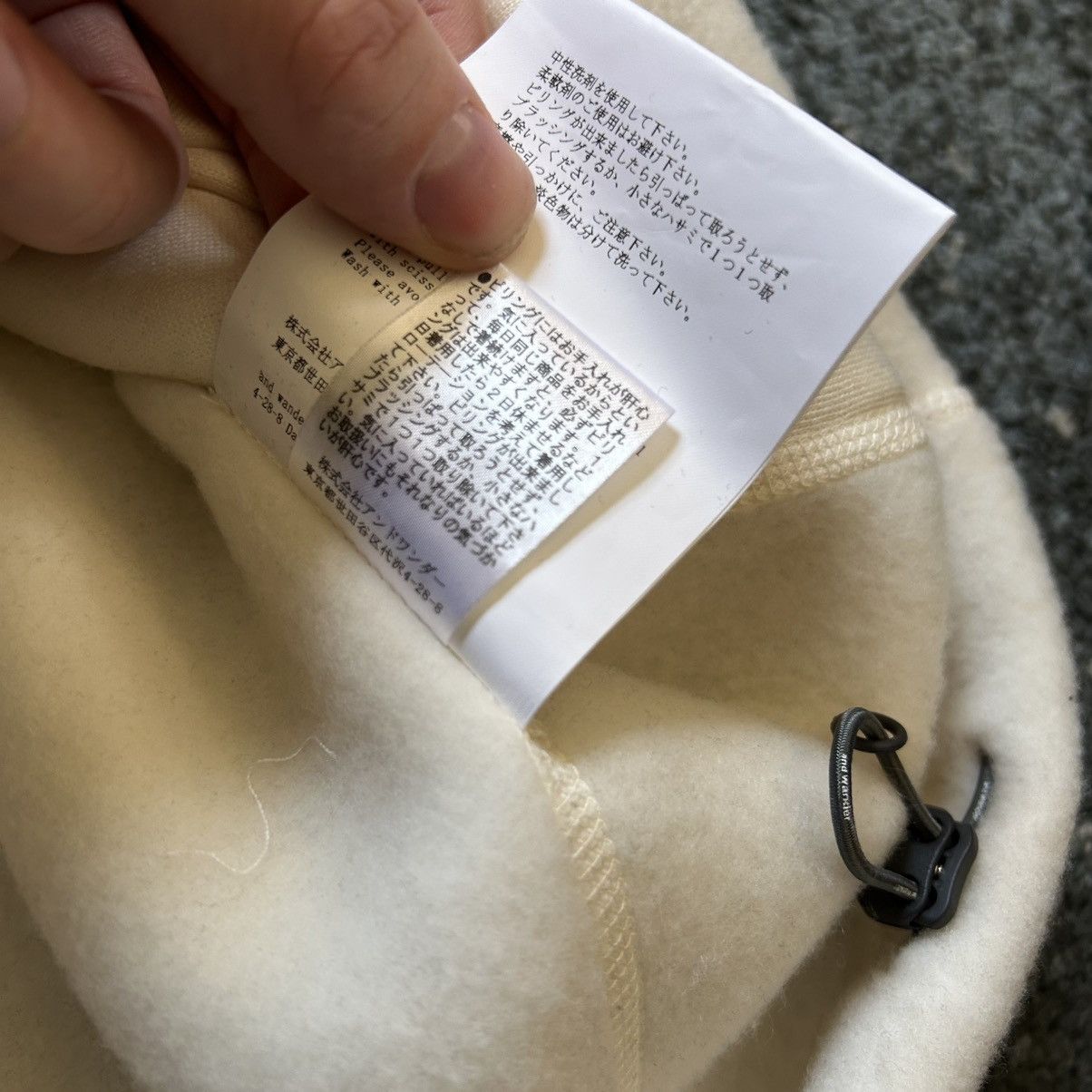 And Wander 574-4281144 031 and wander wool fleece pullover quartersnap Size US XL / EU 56 / 4 - 14 Thumbnail