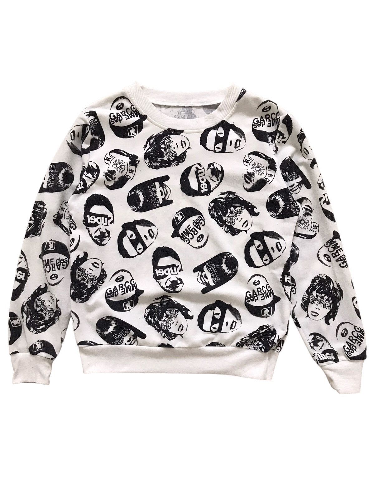Vintage All-Over Print Brand Parody Sweatshirt Size US S / EU 44-46 / 1 - 1 Thumbnail