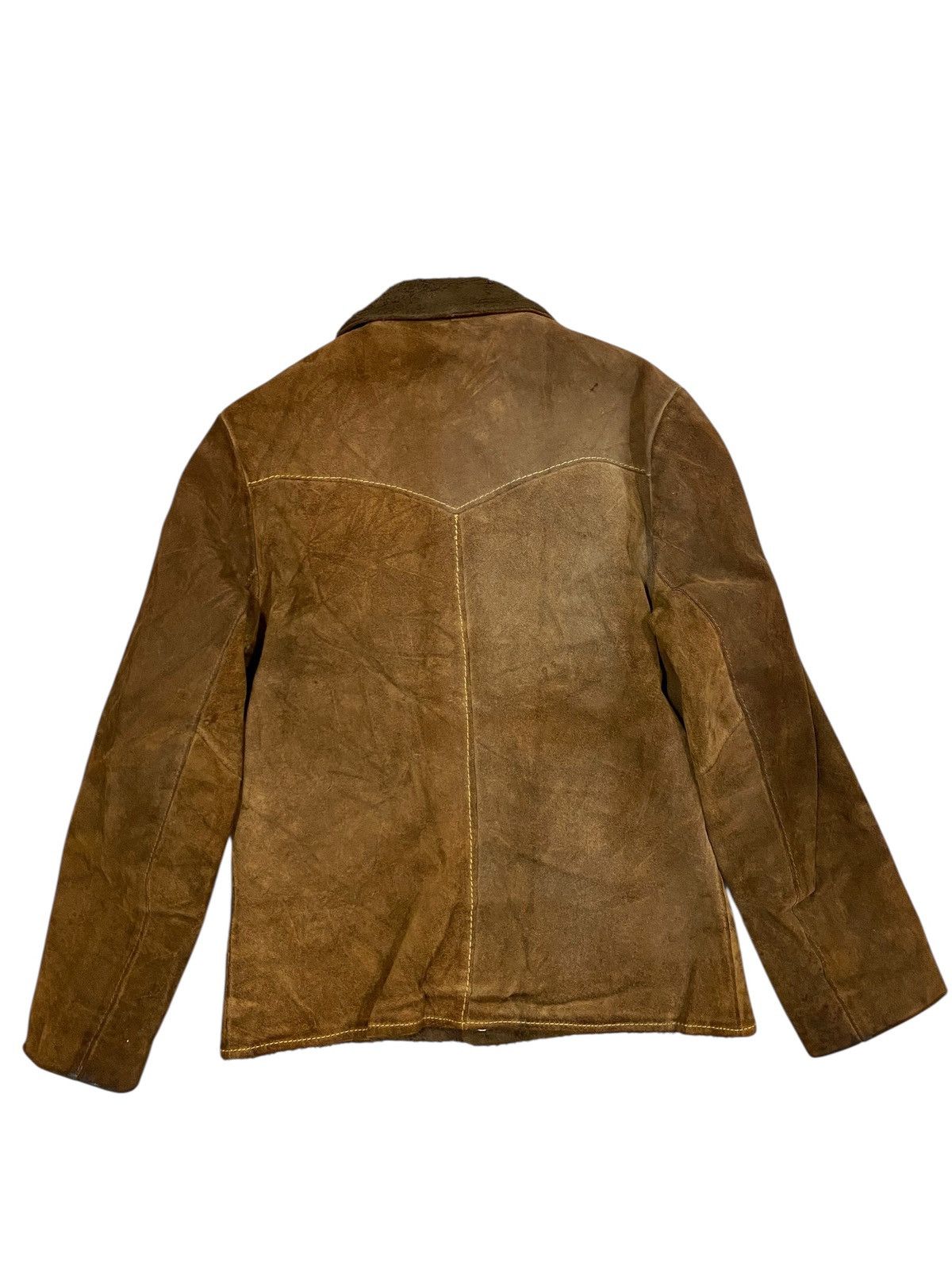 Vintage Vintage Pioneer Wear Suede Sherpa Jacket Western Rancher USA Size US M / EU 48-50 / 2 - 5 Thumbnail