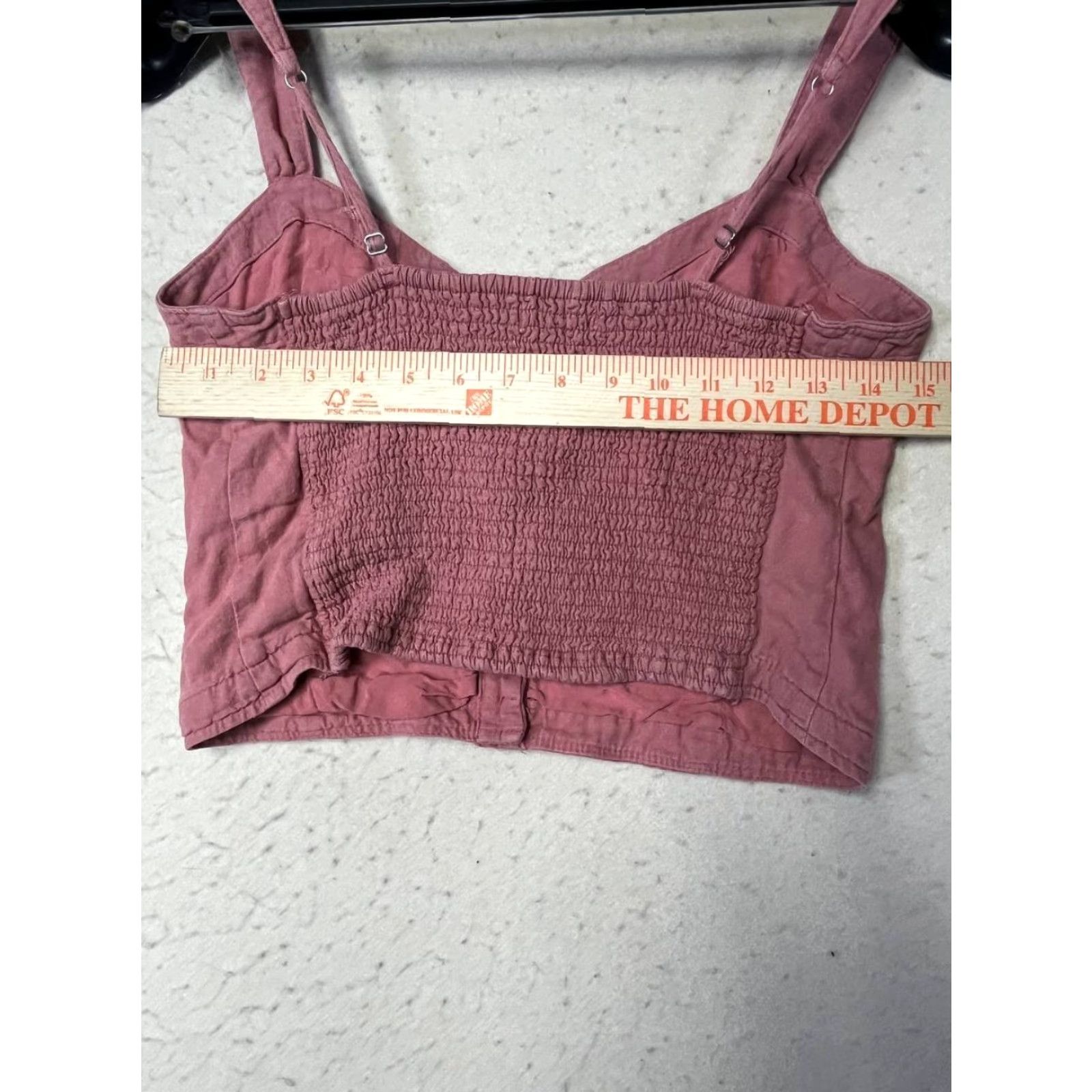Abercrombie & Fitch Abercrombie & Fitch Women's Pink Y2K Corset Bustier Crop Tank Top M Sleeveless Cropped Pocket? (Note: "Pocket" not in original) Size M / US 6-8 / IT 42-44 - 4 Thumbnail