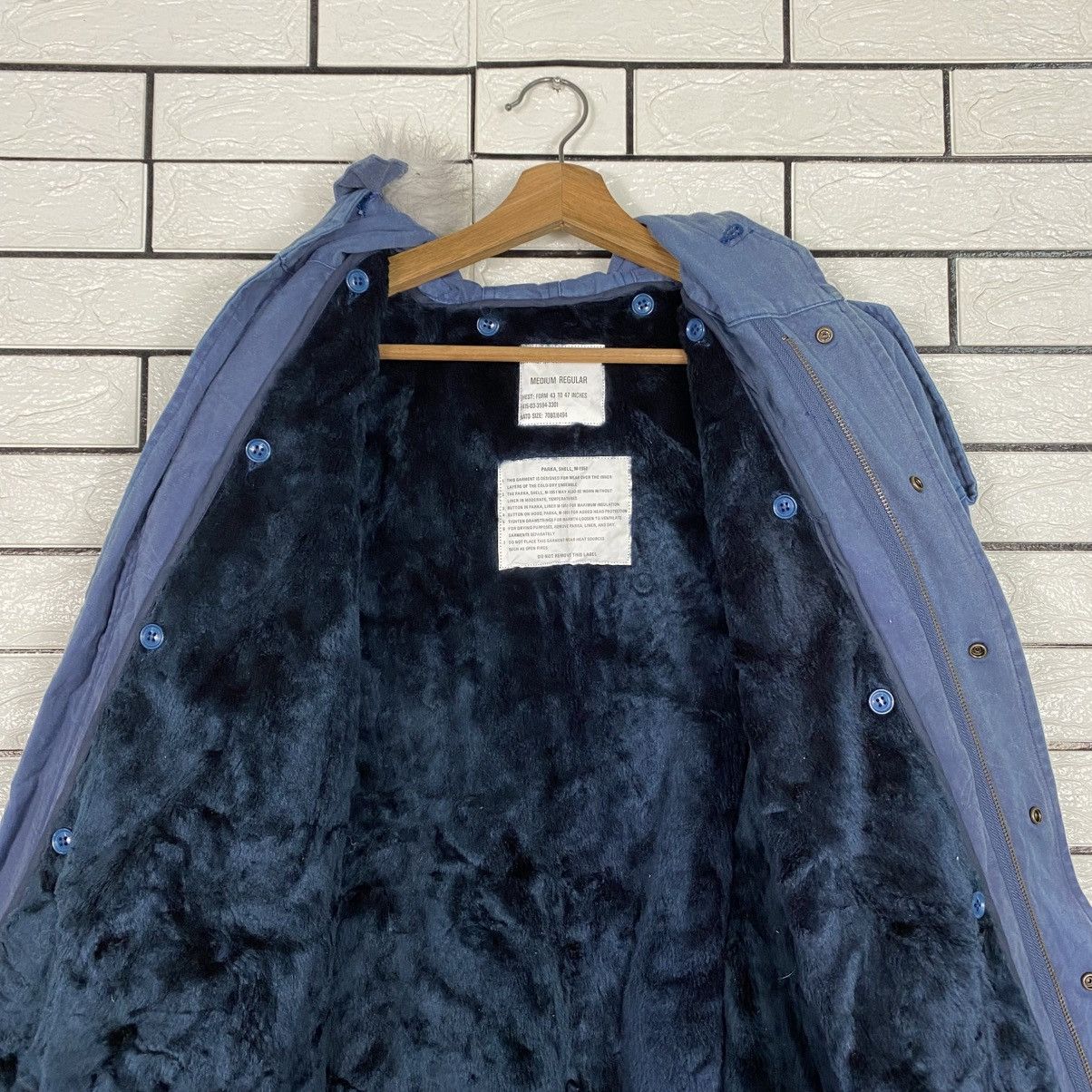 Japanese Brand Vintage Parka Jacket Military Faux Fur Hoodie Blanket Size US M / EU 48-50 / 2 - 16 Thumbnail