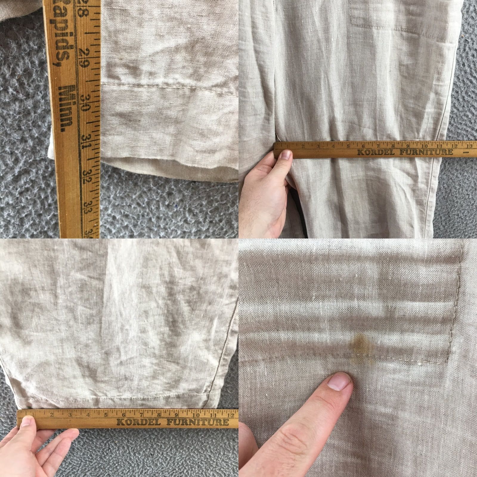 Vintage Chico’s Pants Womens 1.5 Beige Wide Leg Elastic Waist Zip Fly Pockets Casual - Chico’s Pants - Beige - Wide Leg - Casual - Womens - 1.5 - Regular Fit Size 26" / US 2 / IT 38 - 8 Thumbnail
