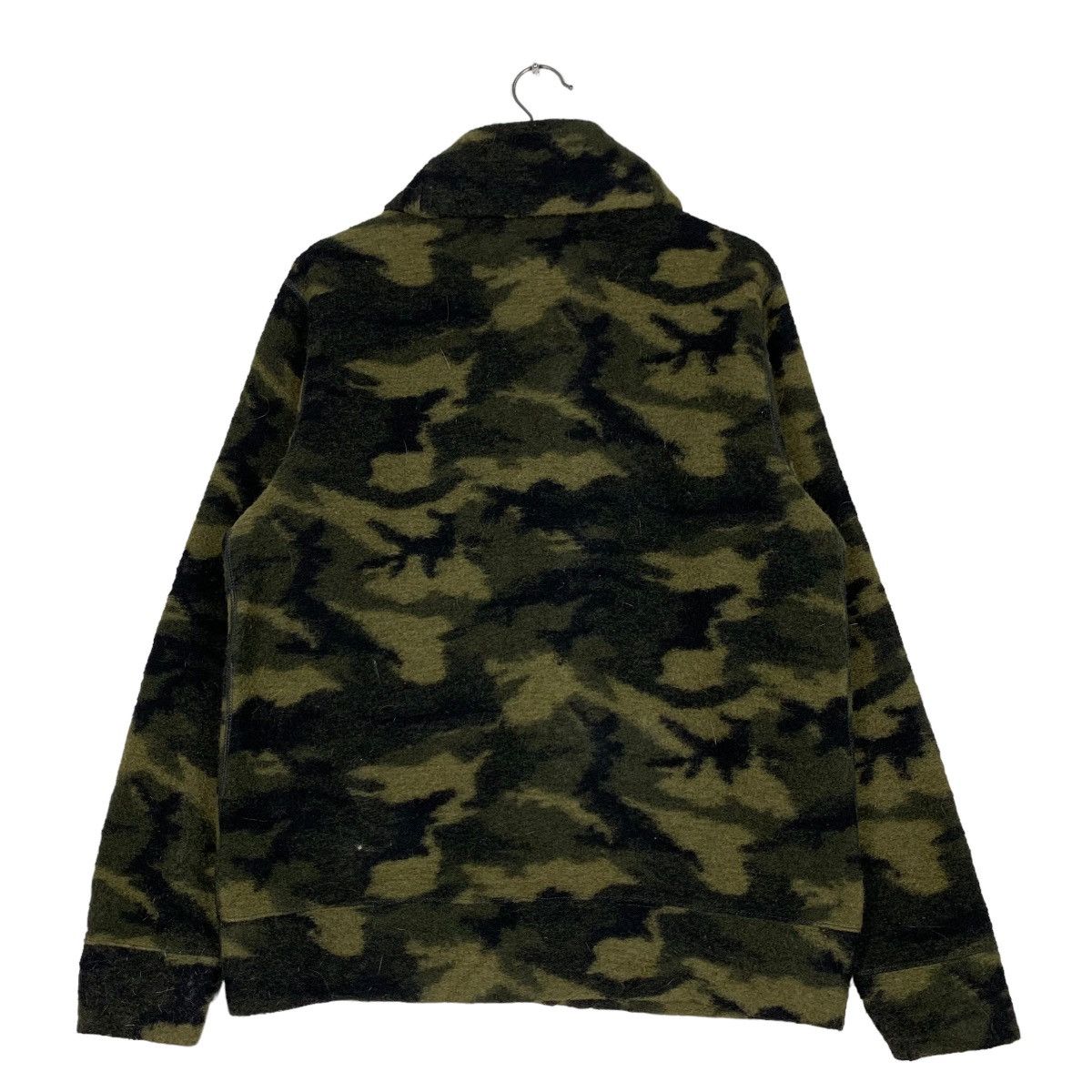 Beams Plus BEAMS Green Camo Fleece Cardigan Jacket #0039-C3 Size US L / EU 52-54 / 3 - 8 Thumbnail