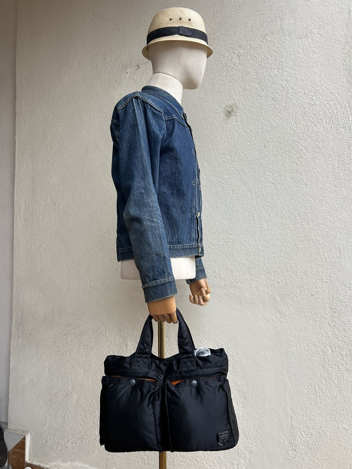 Porter Porter Yoshida Japan Black Tanker Mini Tote Bag Size ONE SIZE - 3 Thumbnail