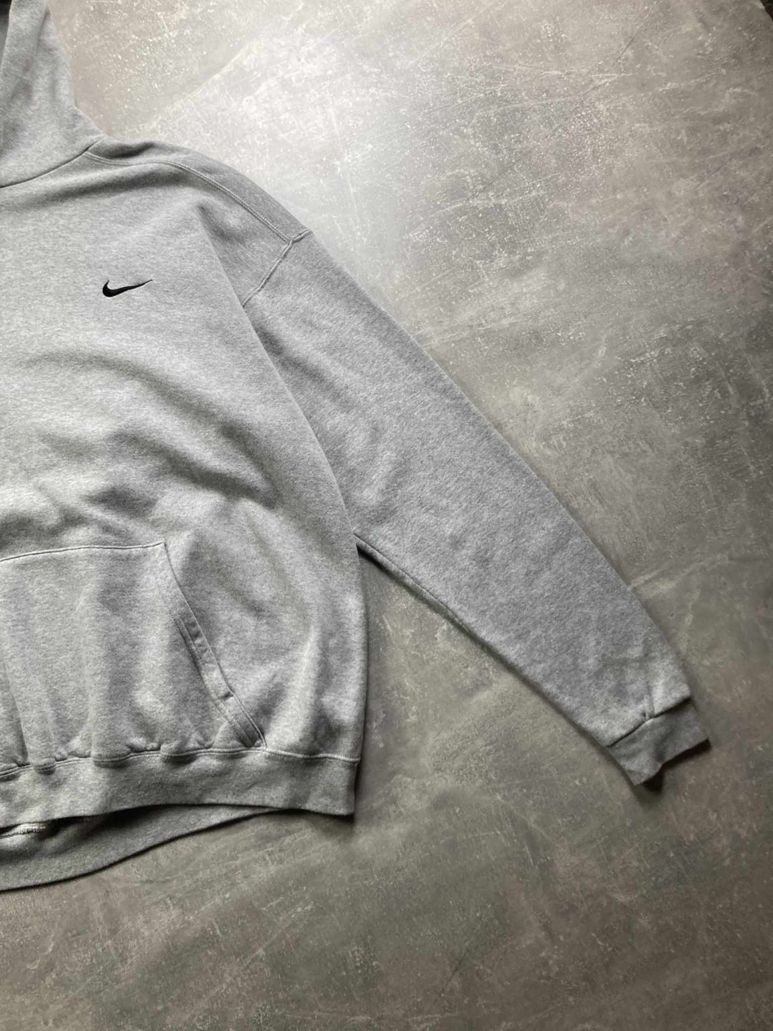 Nike Vintage 90s Nike gray oversize baggy hoodie made in USA Size US L / EU 52-54 / 3 - 3 Thumbnail