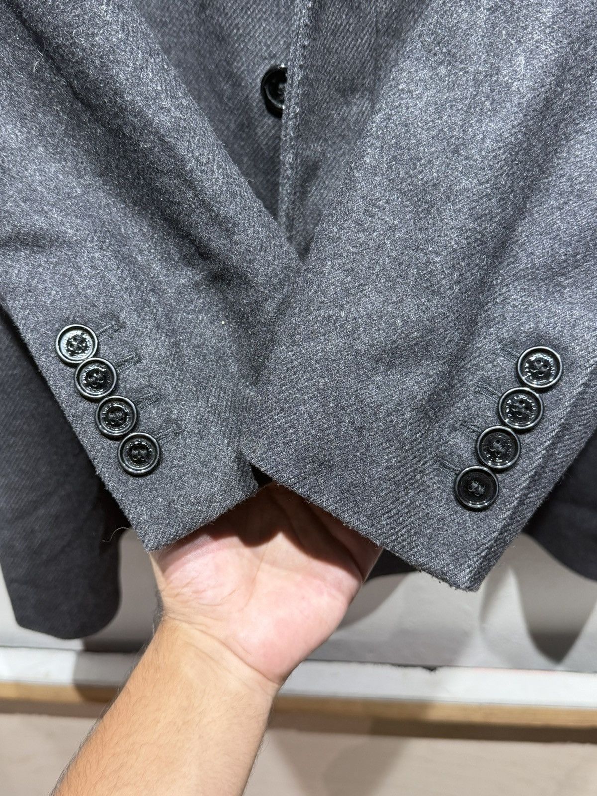 Burberry Burberry Wool overcoat jacket Size US L / EU 52-54 / 3 - 11 Thumbnail