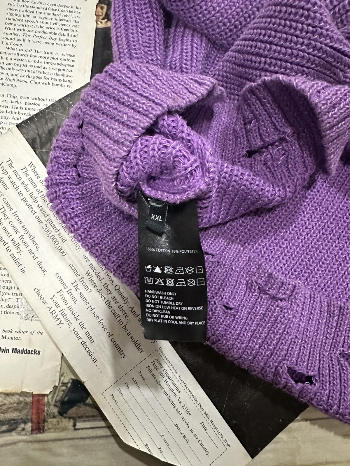 Siberia Hills Siberia Hills Reactive Knit Sweater Size US XXL / EU 58 / 5 - 13 Thumbnail