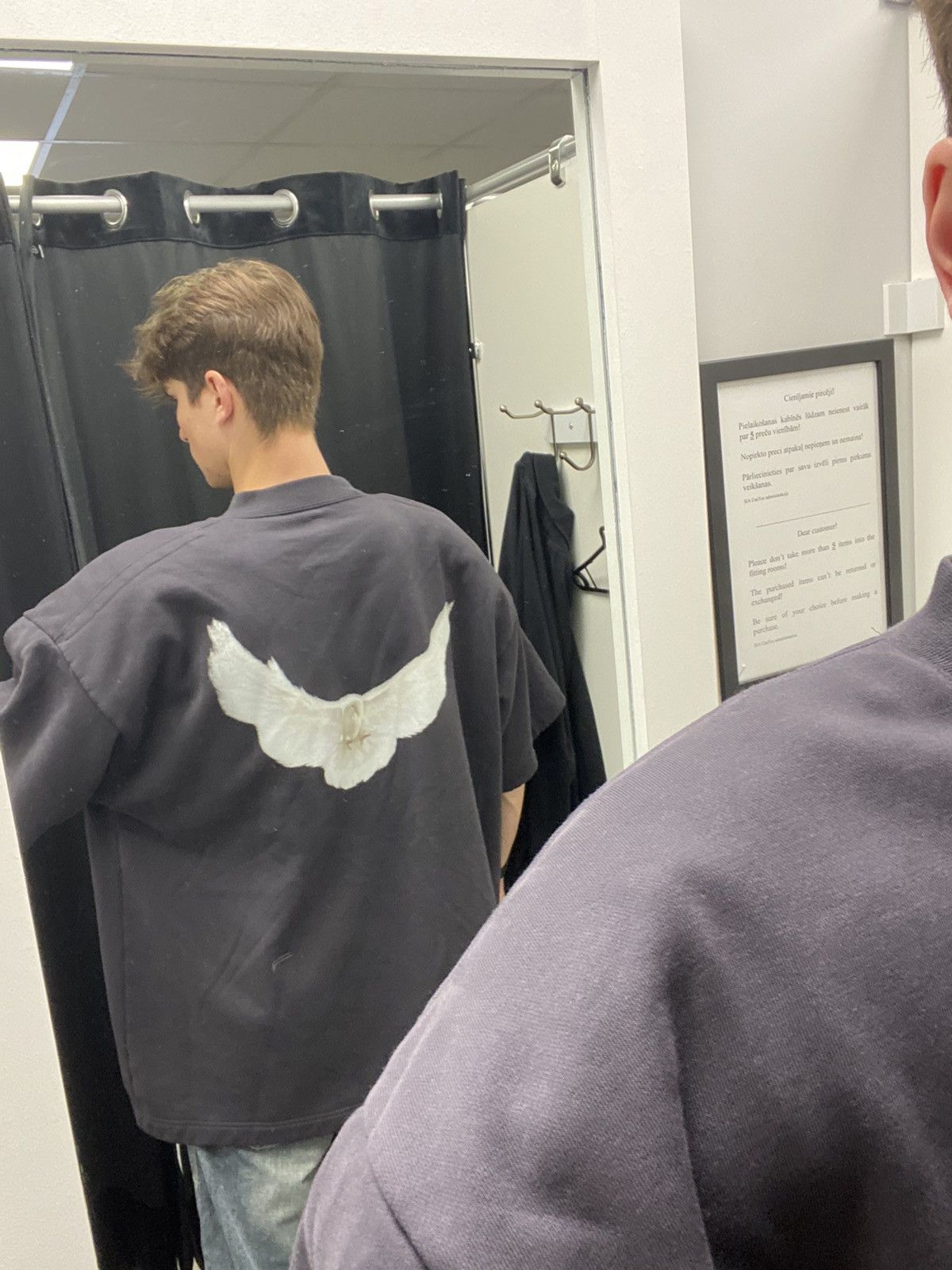 Gap × Kanye West YGEBB Dove Marketing Sample Shoulder Pads Tee Size US XL / EU 56 / 4 - 5 Thumbnail
