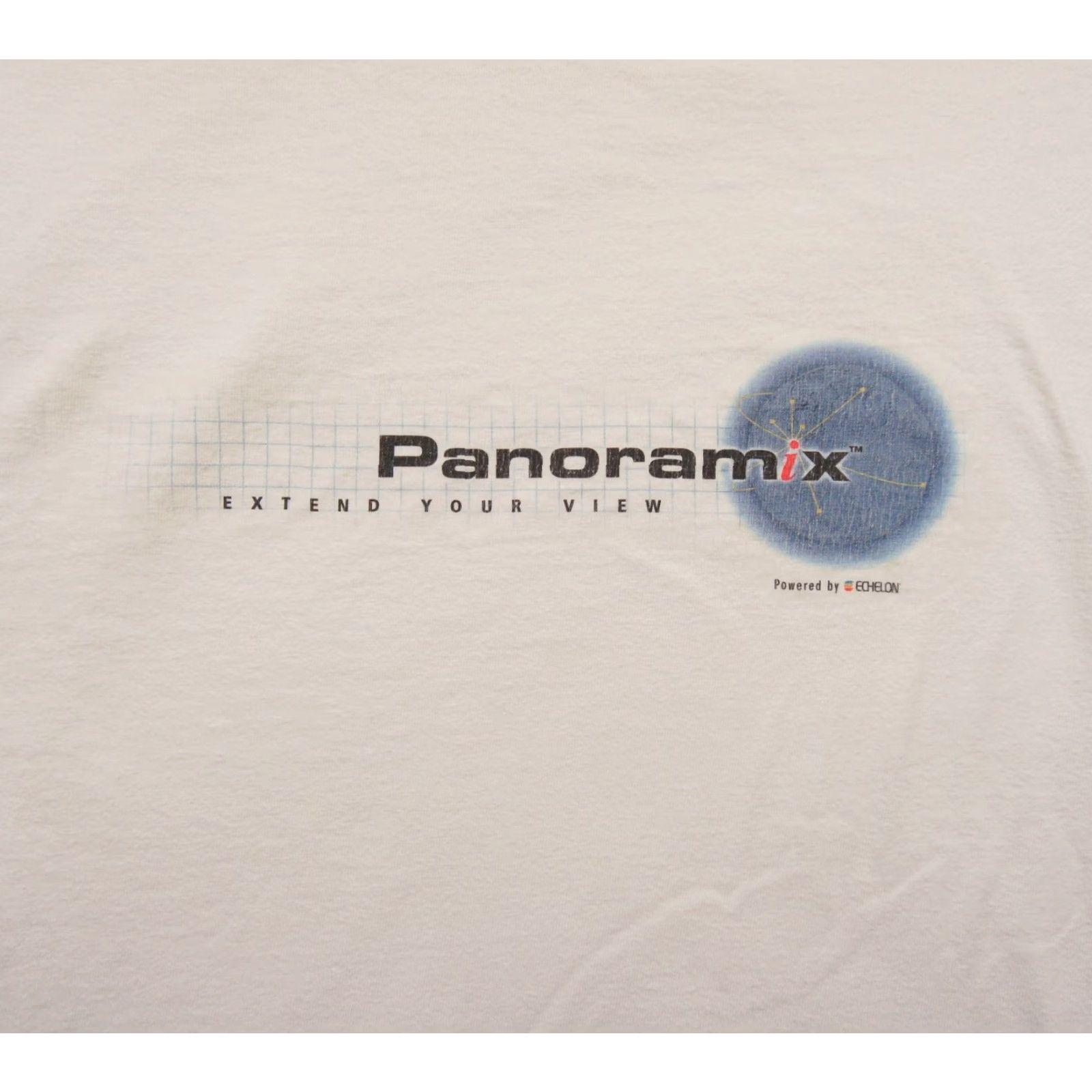 Hanes VINTAGE Panoramix Shirt Mens XL White Long Sleeve Technology Tee Y2K Echelon Hanes Shirt Mens XL White Long Sleeve Logo 80s 90s Mens? Size US XL / EU 56 / 4 - 2 Thumbnail