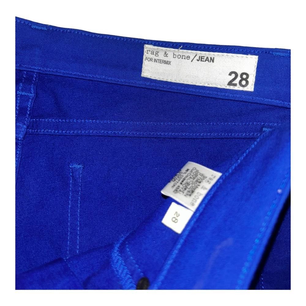 Rag & Bone rag & bone l Cobalt Blue Moto Skinny Jeans Size 28 Size 28" / US 6 / IT 42 - 9 Thumbnail