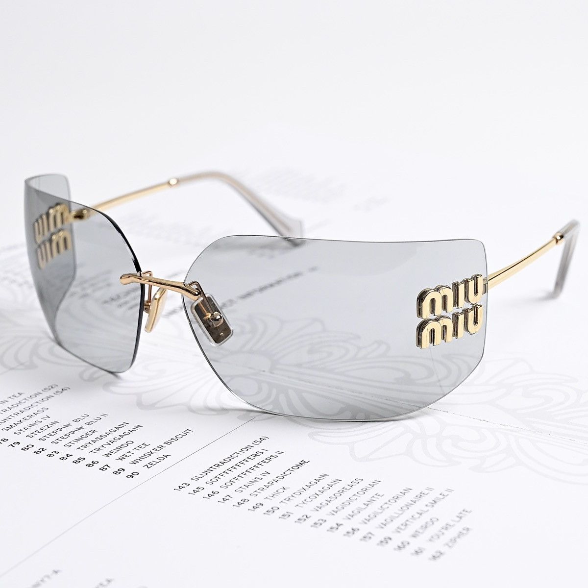 Miu Miu MIU MIU 0MU 54YS SUNGLASSES Size ONE SIZE - 2 Thumbnail