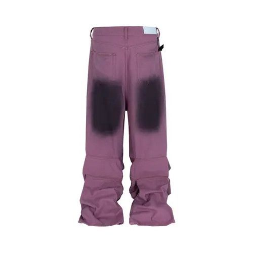 VIBE Deep Dye Purple Straight Denim Jeans Size US 30 / EU 46 - 2 Thumbnail
