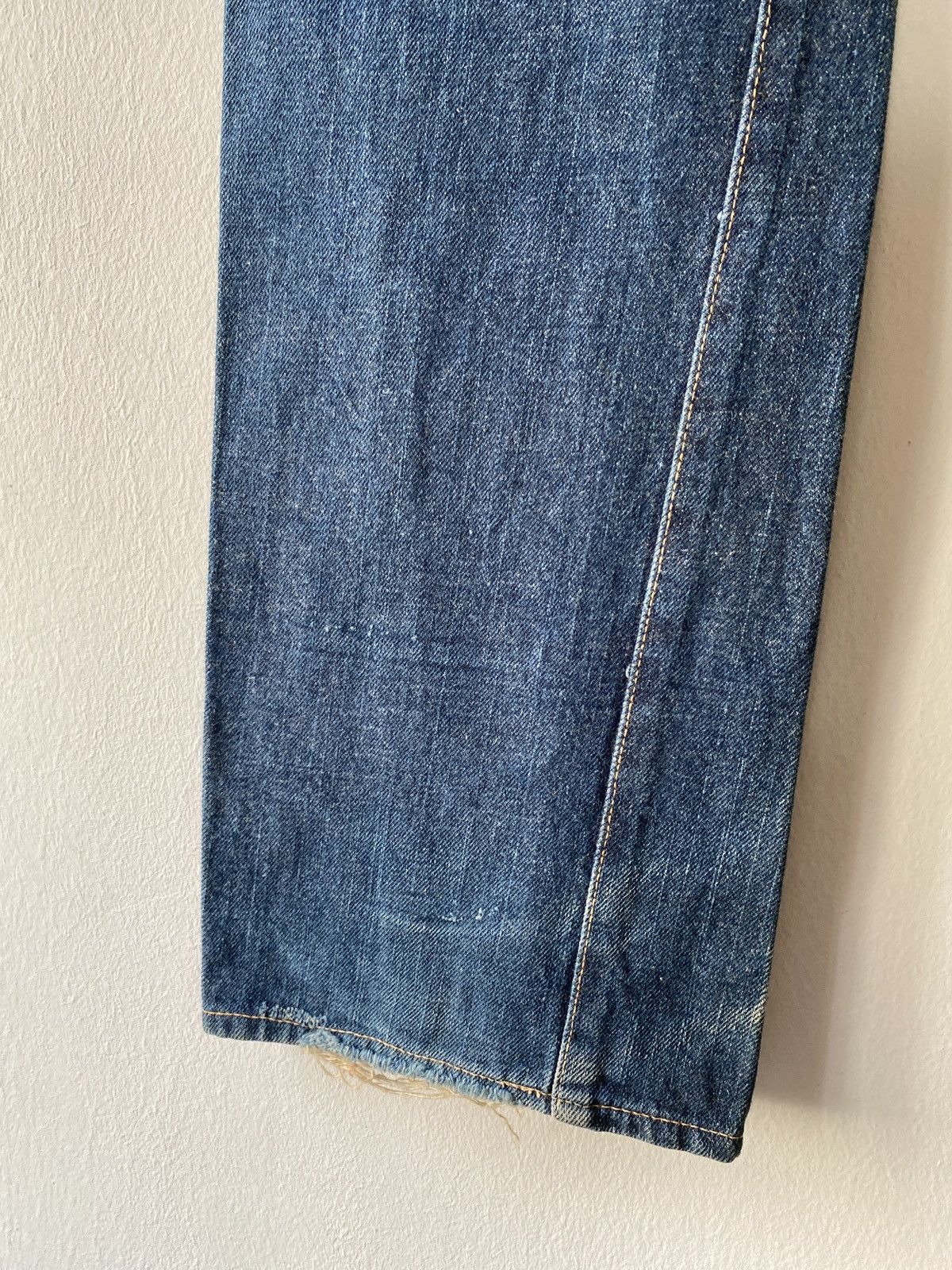 Japanese Vintage 45RPM Indigo Blue Denim