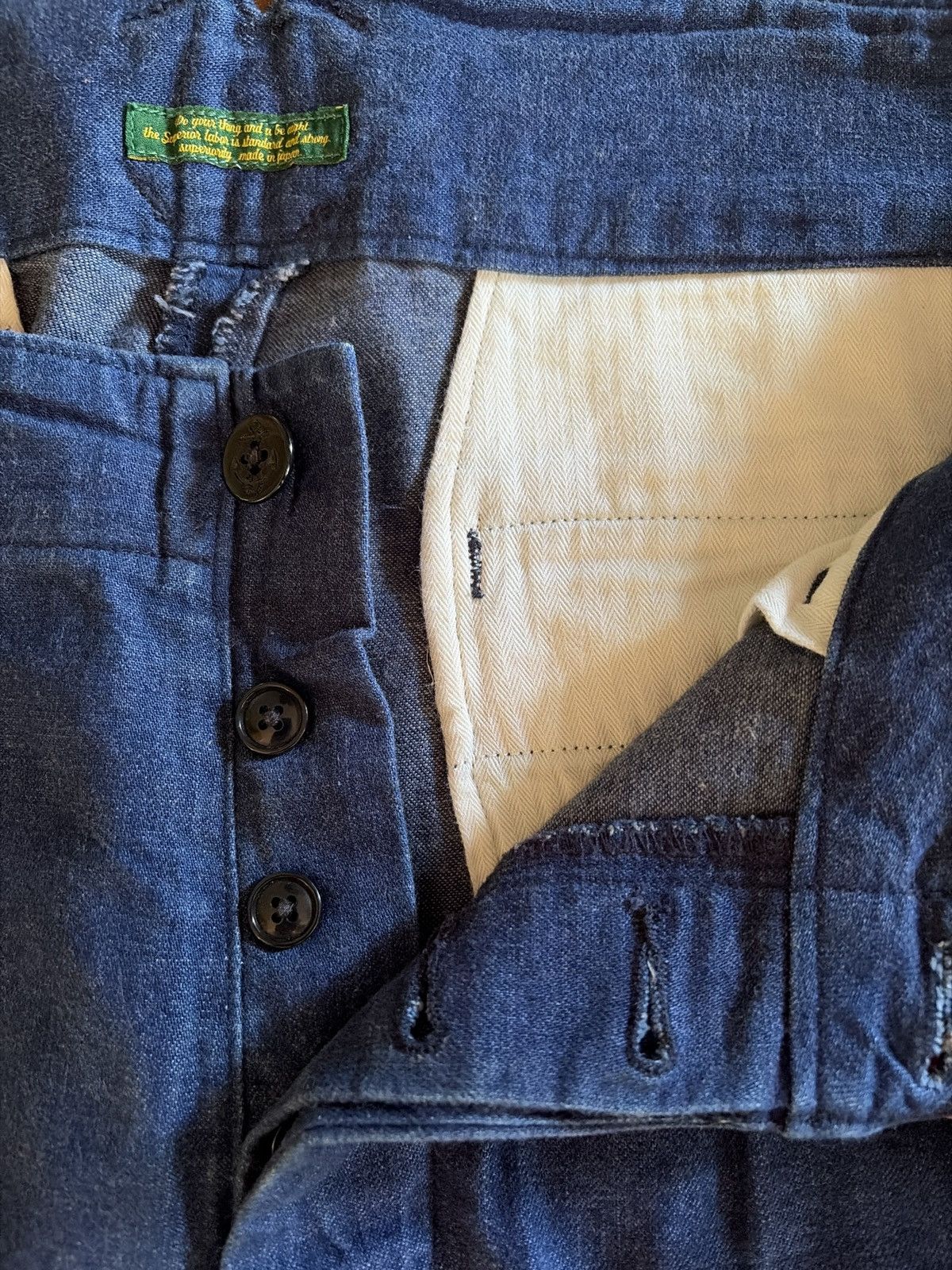 The Superior Labor The Superior Labor 🇯🇵 Denim Pant Size US 36 / EU 52 - 4 Thumbnail