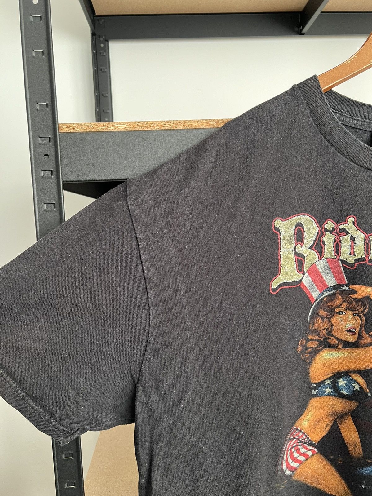 Harley Davidson Vintage 2012 Harley Davidson Sexy Girl Ride with Pride Tee Size US XXL / EU 58 / 5 - 11 Thumbnail