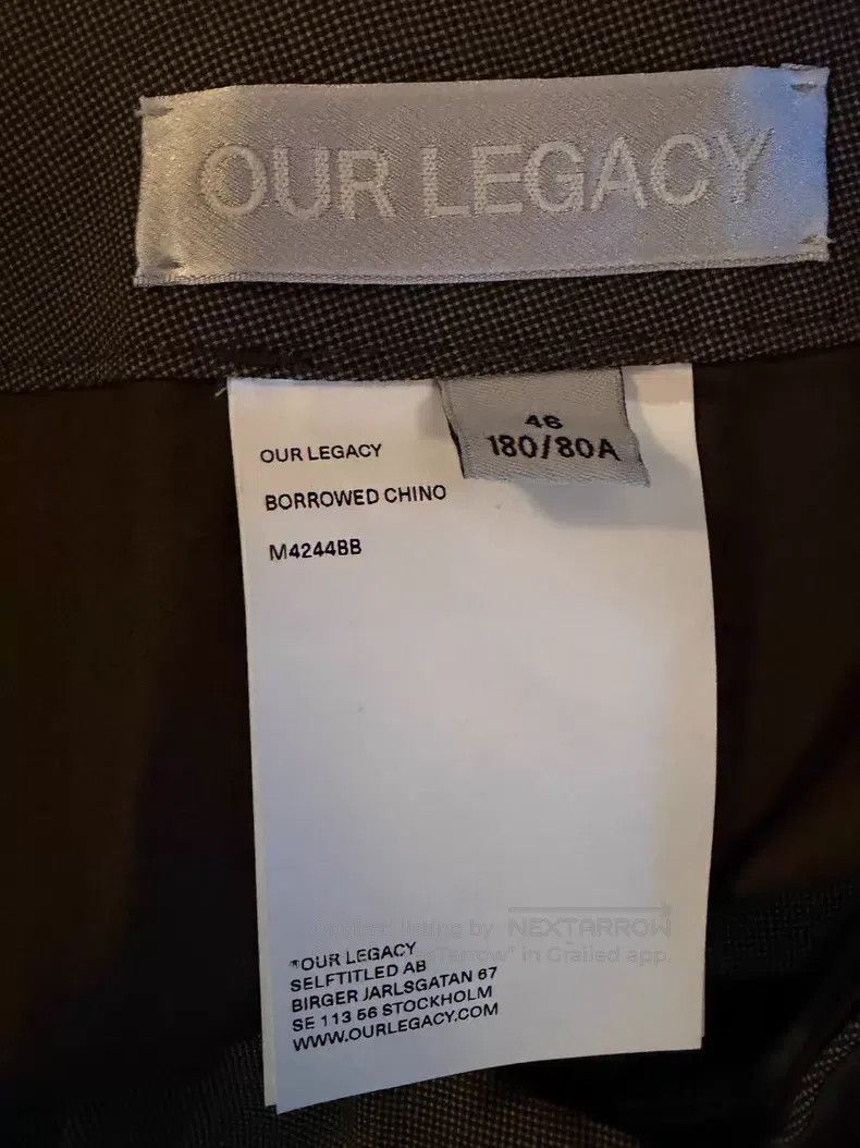 Our Legacy Our Legacy Grey Trousers Size US 30 / EU 46 - 4 Thumbnail