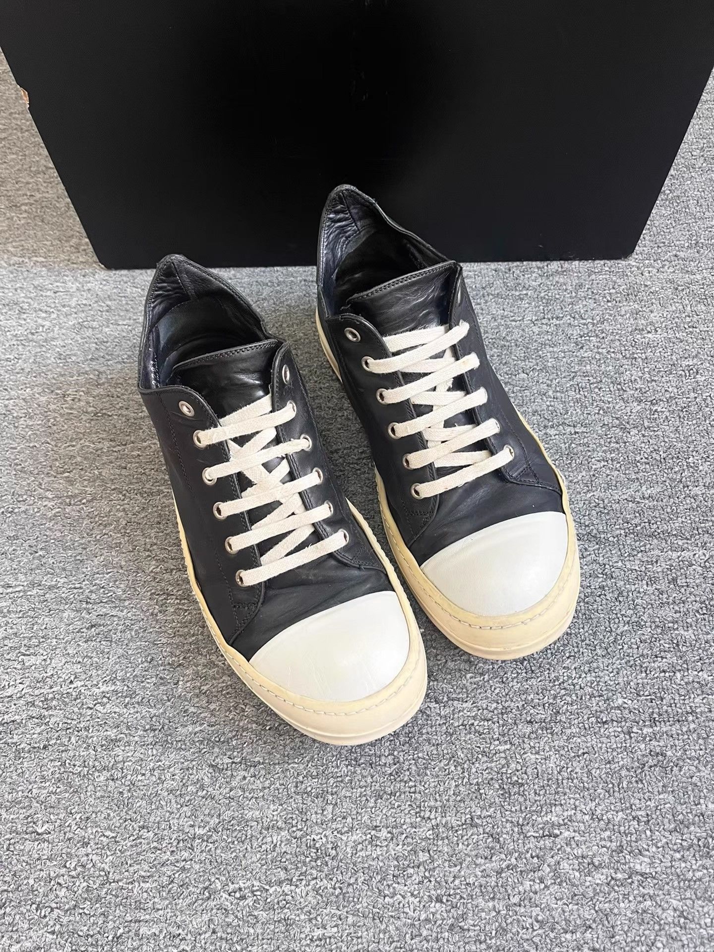 Rick Owens Rick Owens Mainline Leather Big Converse K34 Size US 7.5 / EU 40-41 - 1 Thumbnail