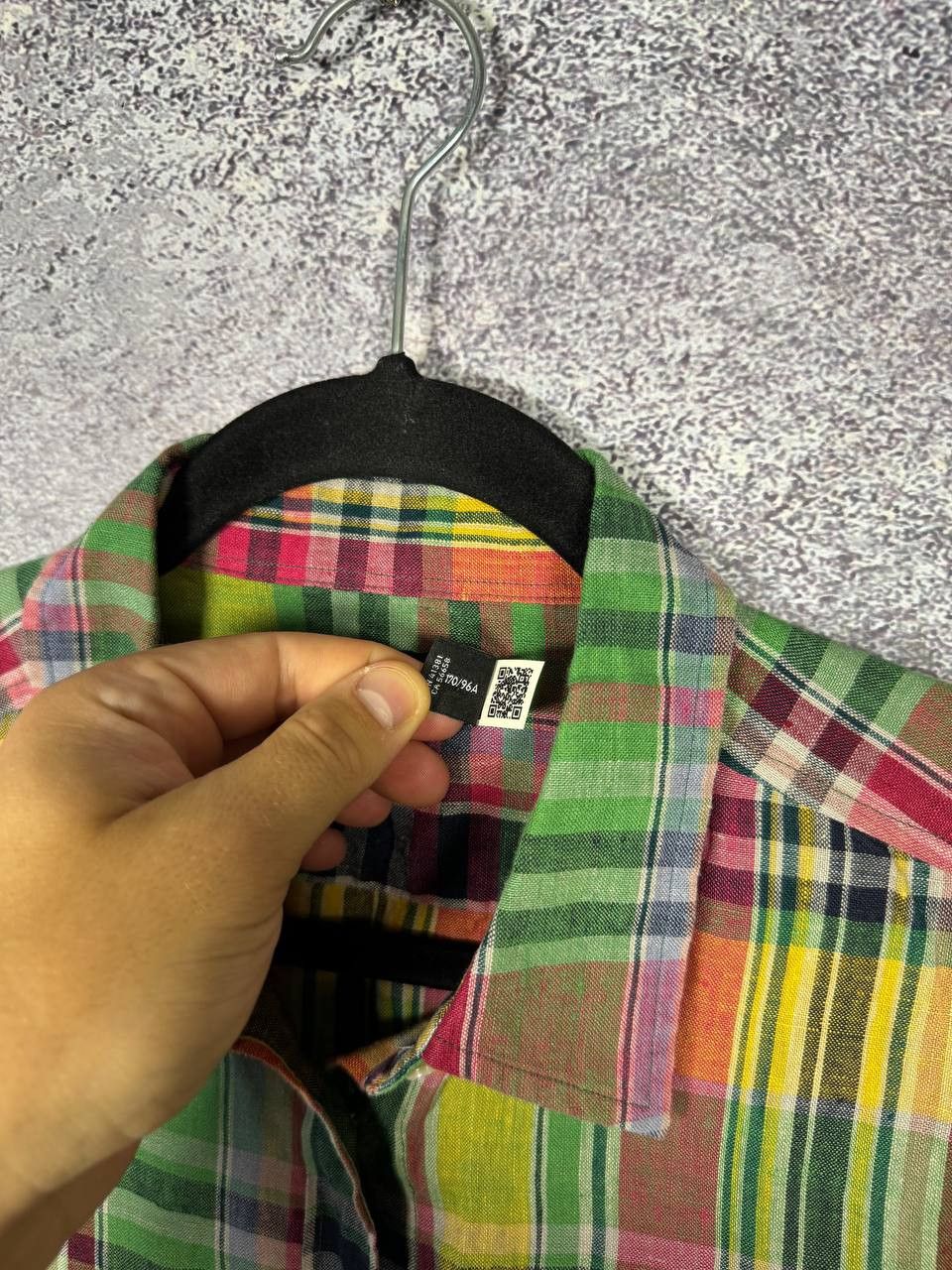 Polo Ralph Lauren Lauren Ralph Lauren 100% Linen Check Shirt Button Up Large Size US L / EU 52-54 / 3 - 9 Thumbnail