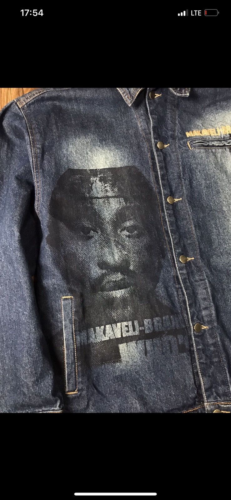 ICON Motorsports × Makaveli × Vintage Makaveli 2Pac Rare Denim Jacket 90s vintage Size US XL / EU 56 / 4 - 5 Thumbnail