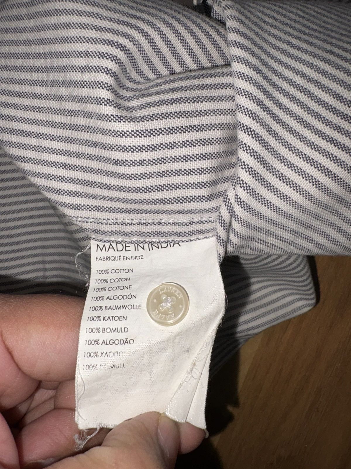 Ralph Lauren Polo Ralph Lauren Striped Crest Oxford Shirt CustomFit SizeM Size US M / EU 48-50 / 2 - 11 Thumbnail