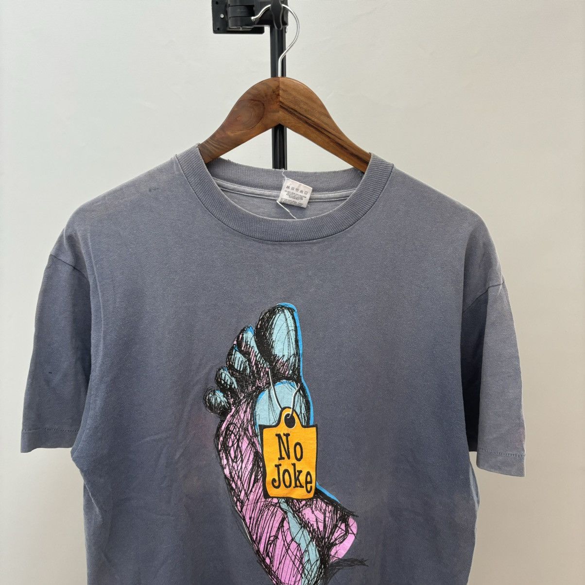 Vintage Vintage 90’s No Joke Skateboards Shirt Streetwear Size US M / EU 48-50 / 2 - 2 Thumbnail