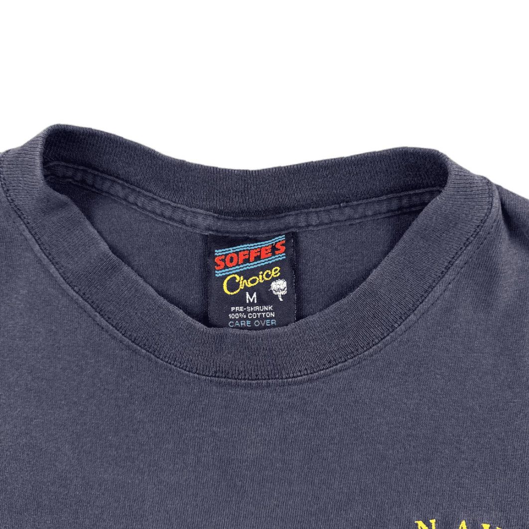Soffe VINTAGE Soffe Navy Polo Team Shirt Adult MEDIUM Blue 90s Navy POLO TEAM Mayport Florida Mens Shirt Size US M / EU 48-50 / 2 - 3 Thumbnail