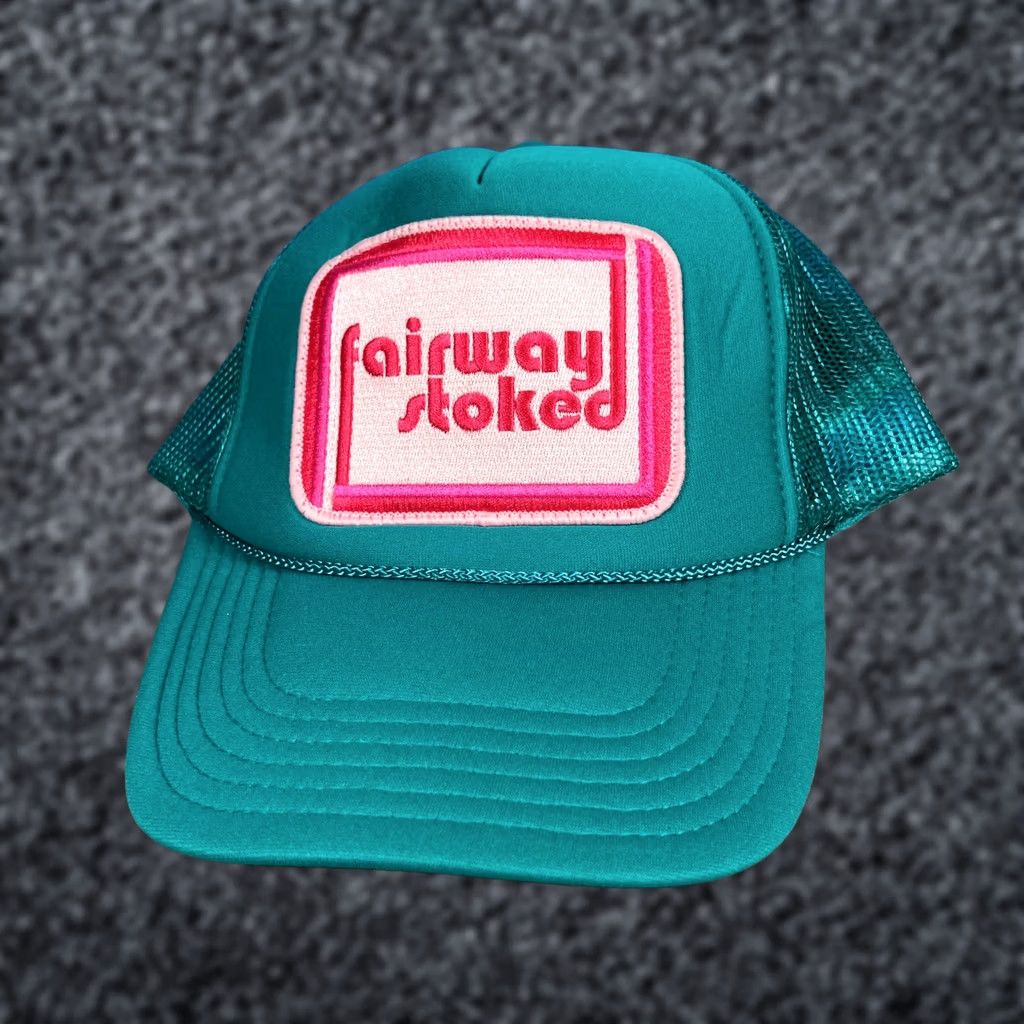 Vintage Otto Fairway Stoked Golf Hat Blue Retro Snapback Adjustable One Size Size ONE SIZE - 1 Thumbnail
