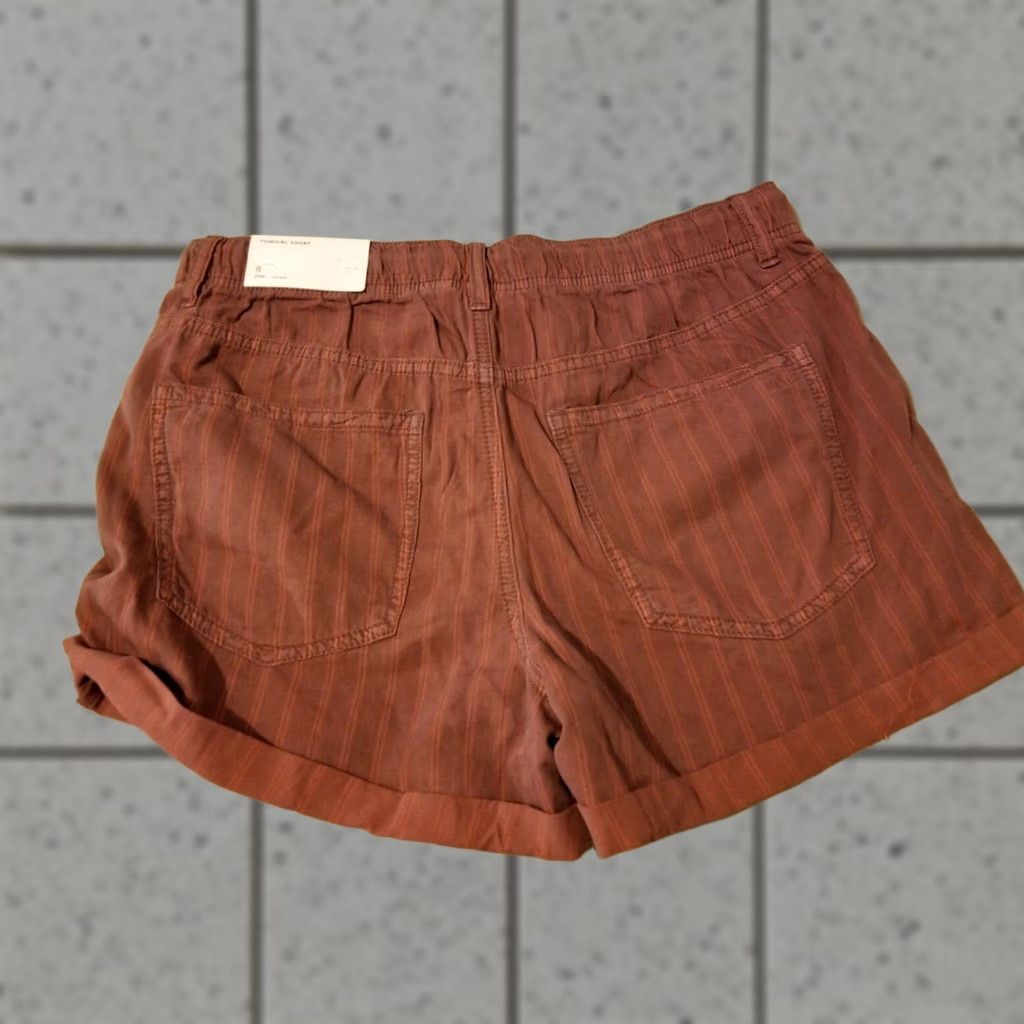 American Eagle Outfitters Womens American Eagle Outfitters Shorts Chino Cotton Red 8 Regular 8 Womens Girls Mens Size 30" / US 8 / IT 44 - 1 Thumbnail