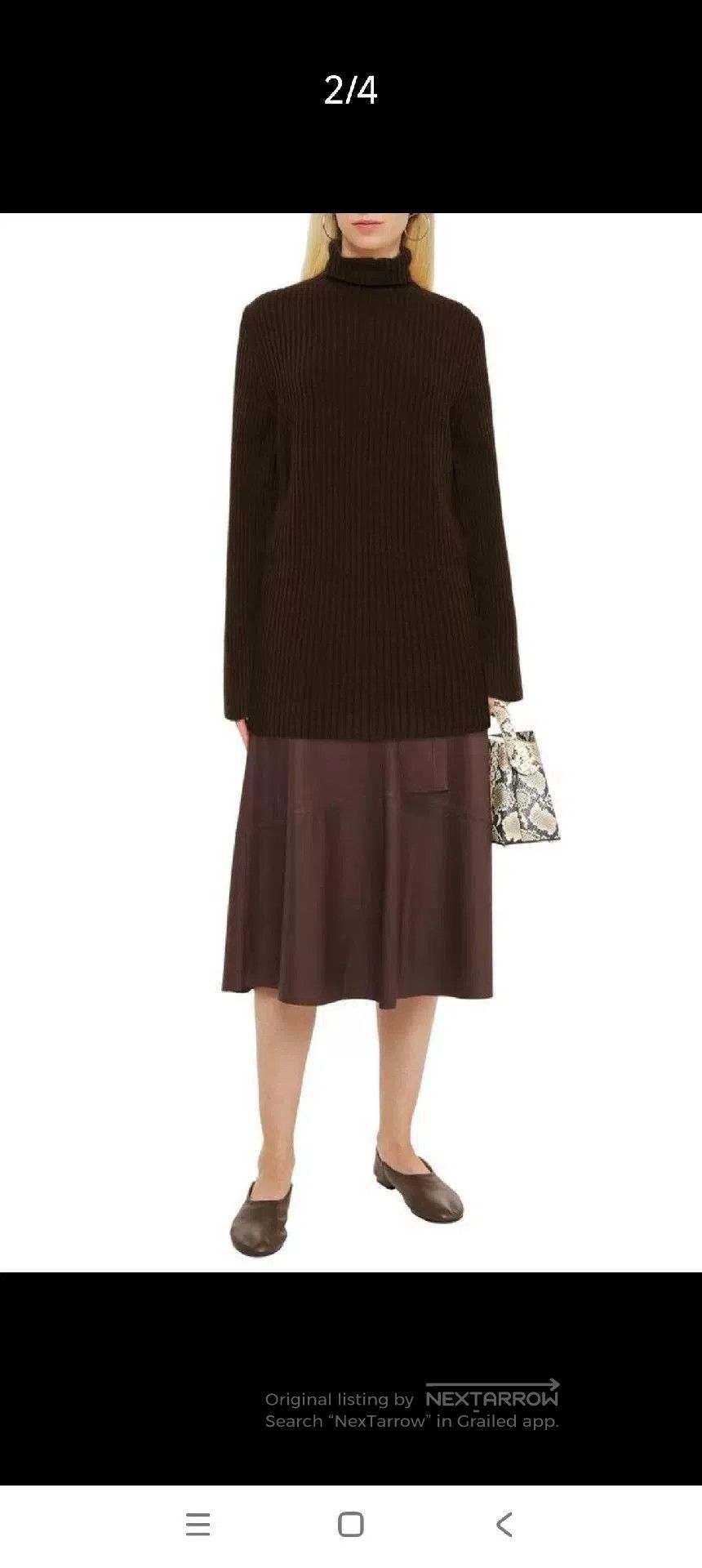Ann Demeulemeester Ann Demeulemeester Women's M Turtleneck Sweater. Size M / US 6-8 / IT 42-44 - 1 Thumbnail