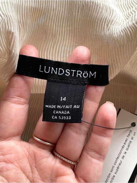 Other Lundstrom Chiffon Pleated Tie Front Vest Jacket - NWTs! Size XL / US 12-14 / IT 48-50 - 6 Thumbnail