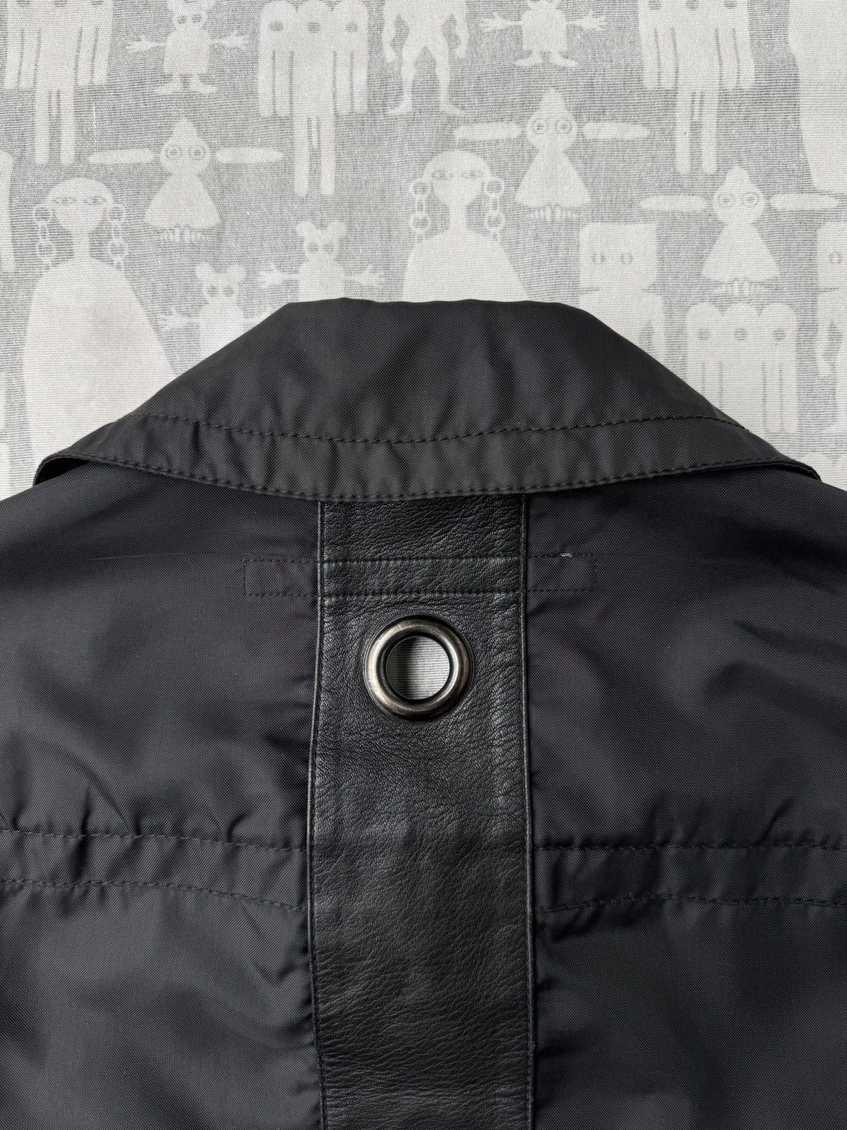 Dirk Bikkembergs Dirk Bikkembergs SS97 Metal Eyelets Nylon Cropped Jacket Size US M / EU 48-50 / 2 - 3 Thumbnail