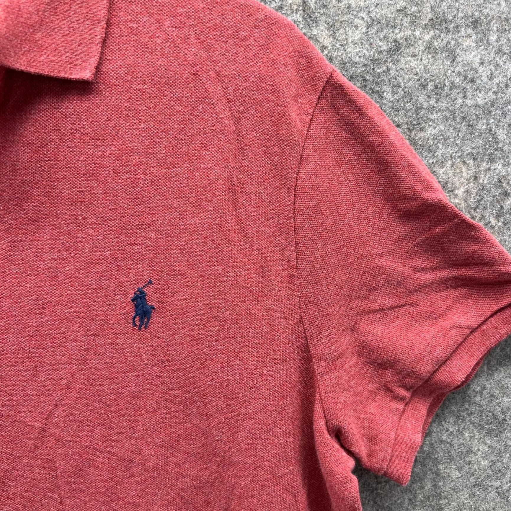 Polo Ralph Lauren Ralph Lauren Polo Shirt Men Large Pink Salmon Custom Slim Casual Preppy Pony Shirt Size US L / EU 52-54 / 3 - 5 Thumbnail