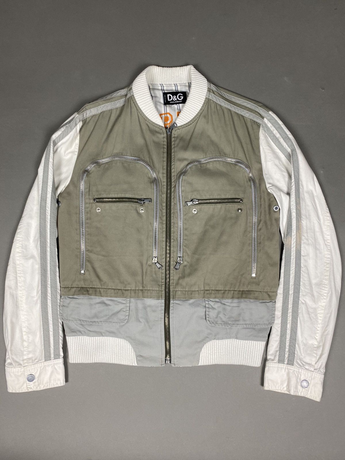 Dolce & Gabbana Dolce gabbana cargo AW03 bomber zipper Size US S / EU 44-46 / 1 - 1 Thumbnail