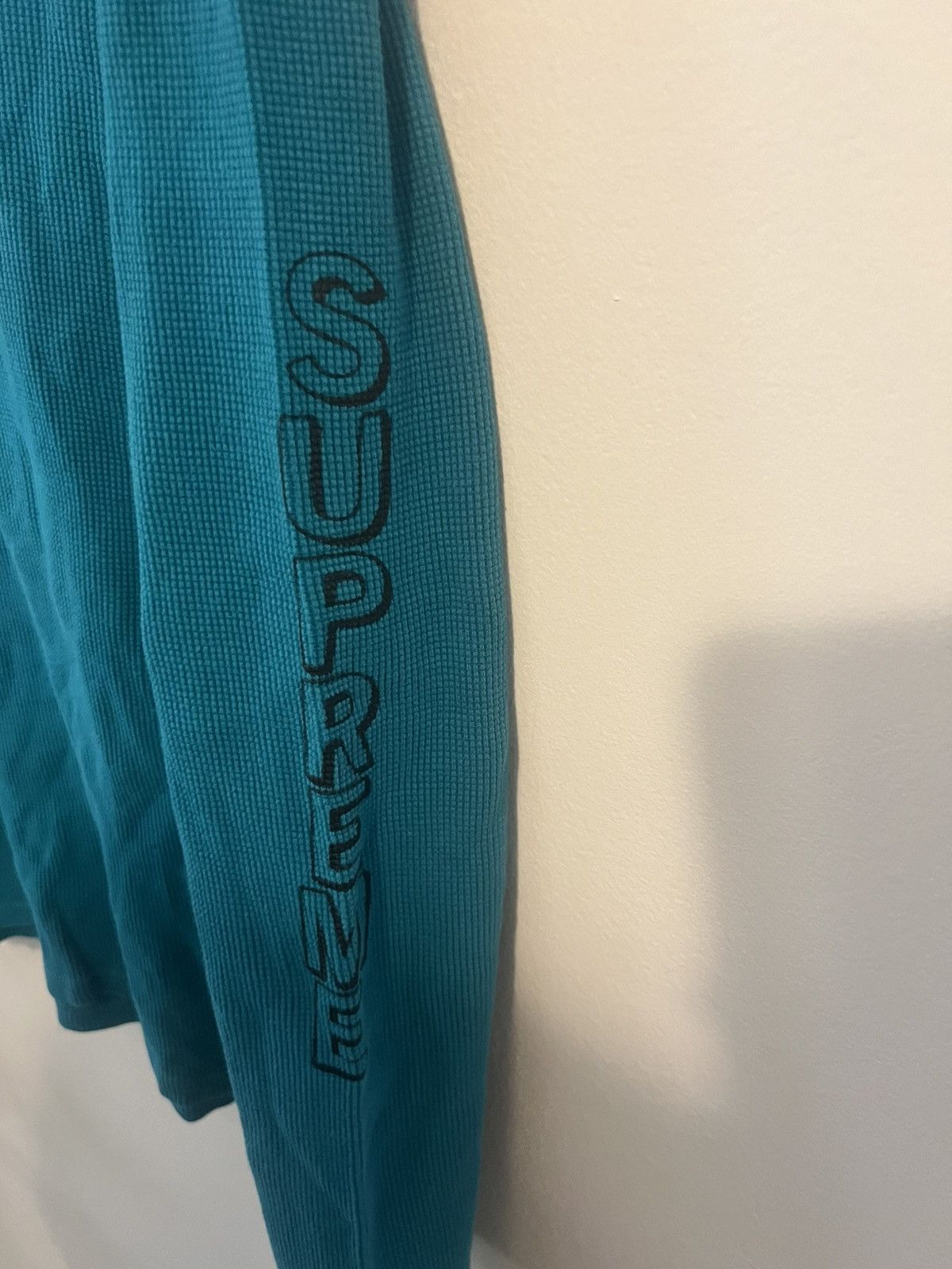 Supreme Supreme Waffle Blue Long Sleeve (2012) Size US XL / EU 56 / 4 - 2 Thumbnail