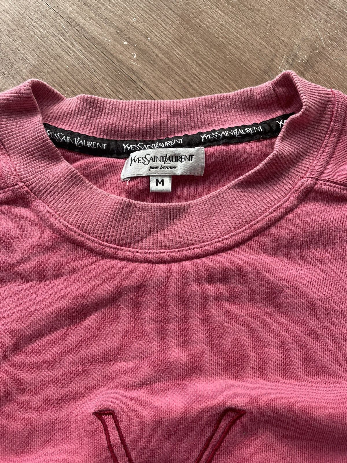 Yves Saint Laurent Yves saint lauren big logo sweatshirt Size US M / EU 48-50 / 2 - 3 Thumbnail