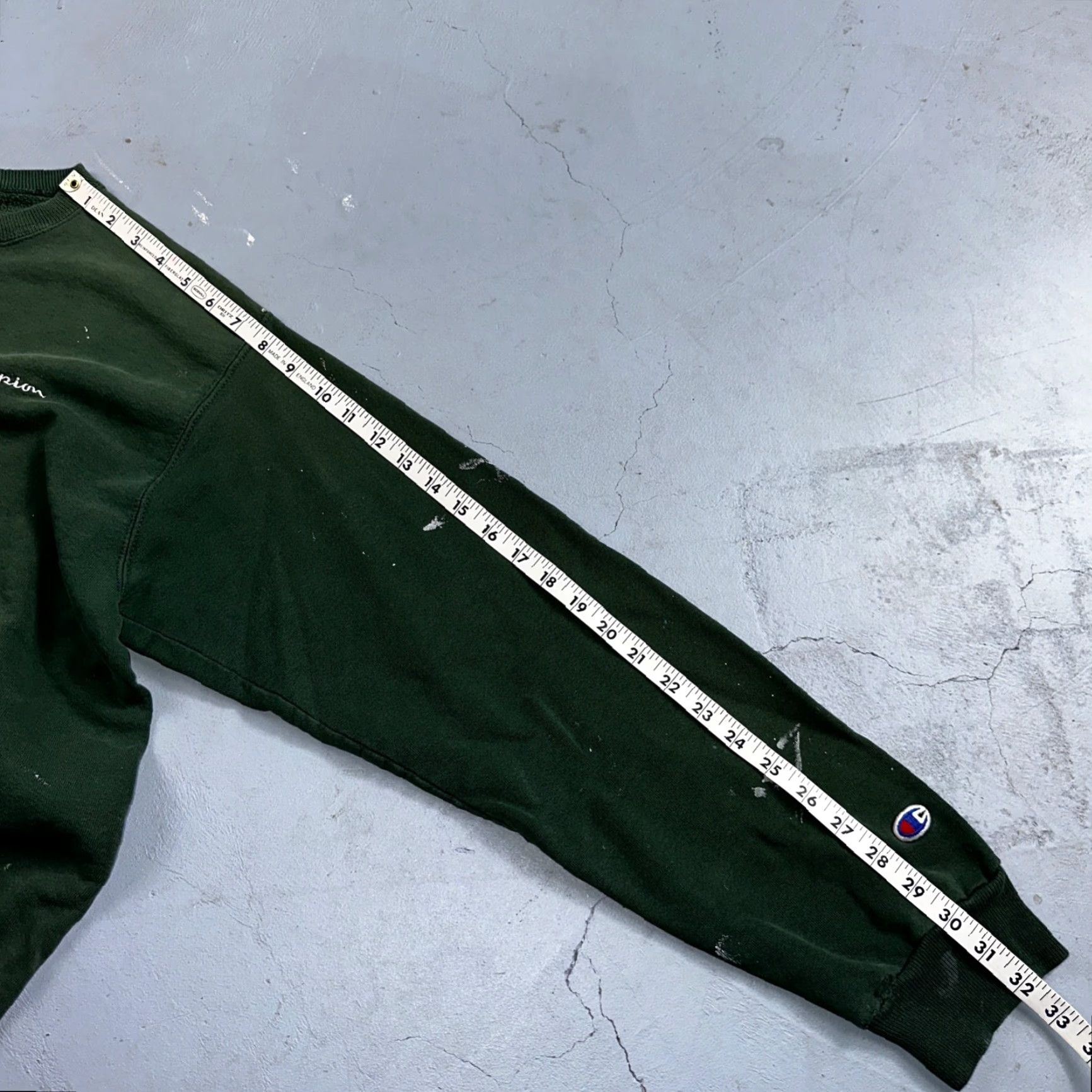 Champion VINTAGE Champion Sweatshirt Crewneck 90s Green Large Mens Size US L / EU 52-54 / 3 - 7 Thumbnail