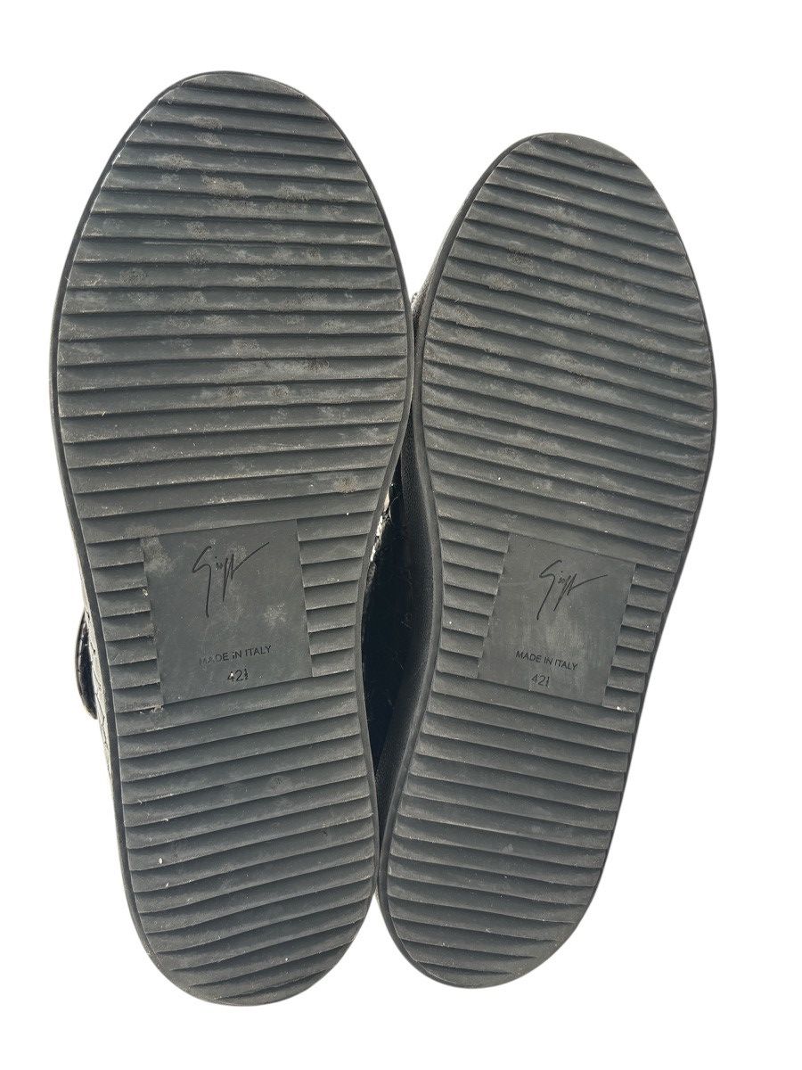 Giuseppe Zanotti Croco Embossed Coby Sneakers Size US 9.5 / EU 42-43 - 6 Thumbnail