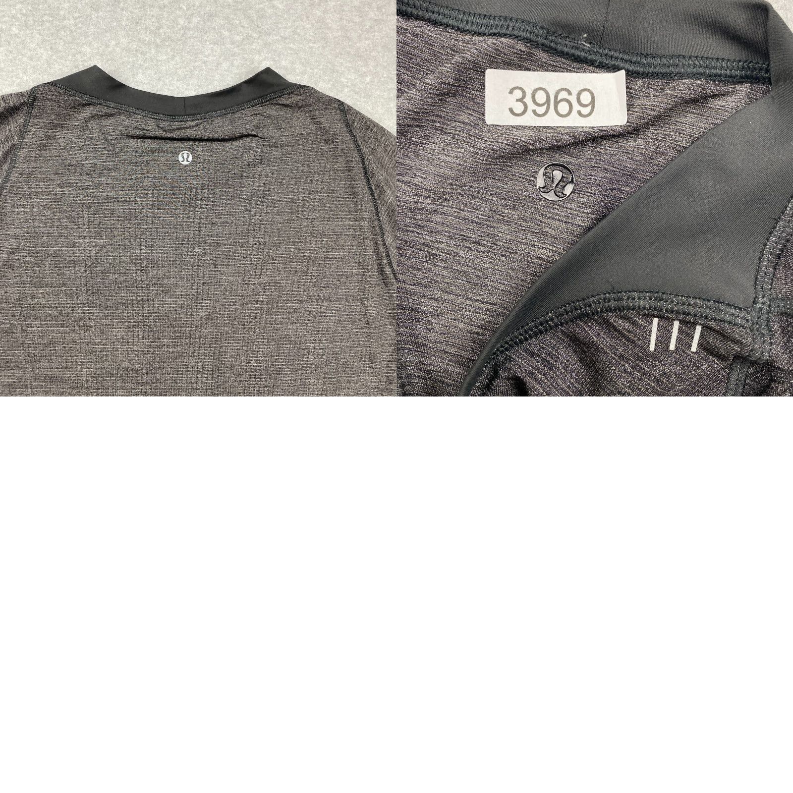 Lululemon Lululemon Reversible Shirt Mens Medium Black Heather Gray Short Sleeve Active Size US M / EU 48-50 / 2 - 10 Thumbnail