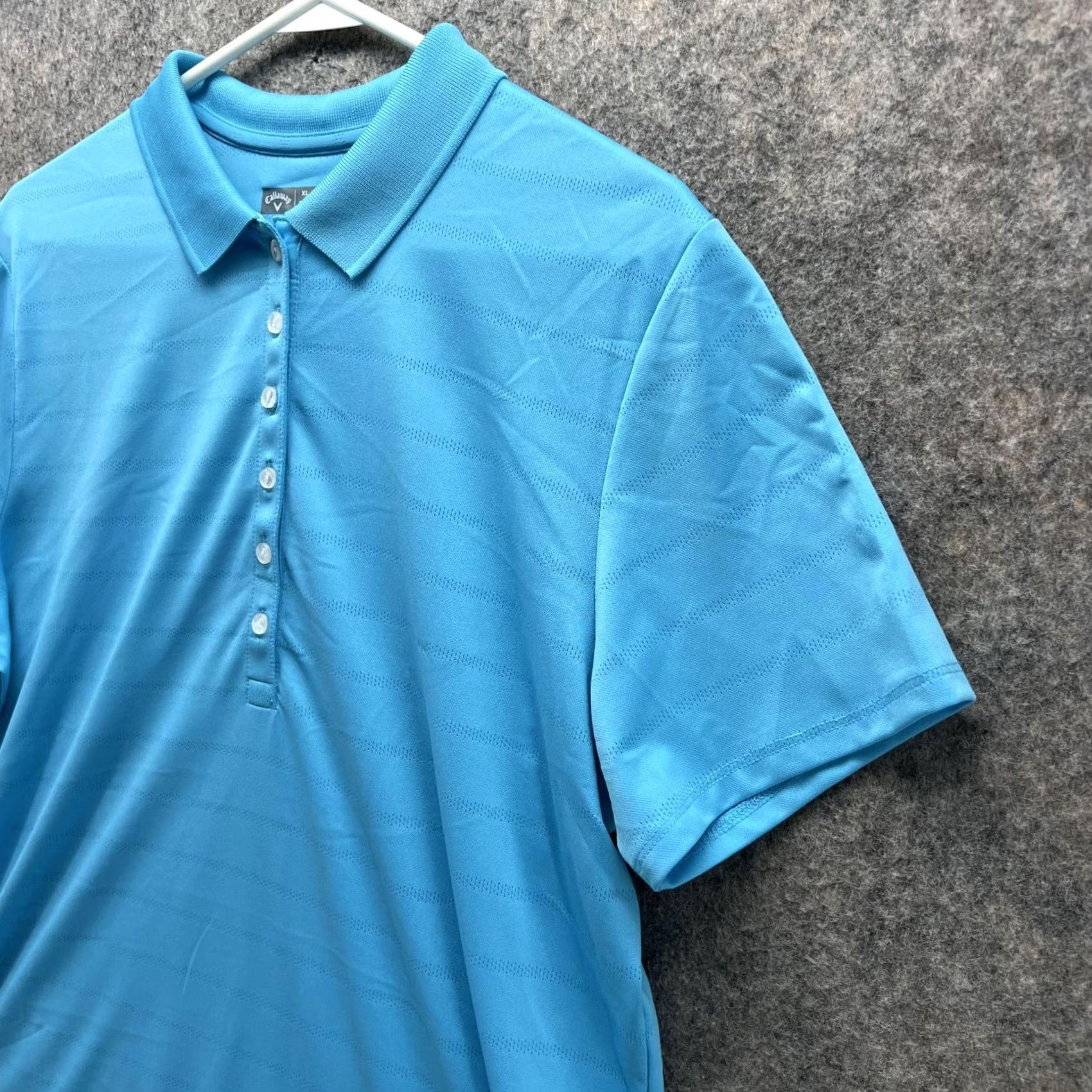 Callaway VINTAGE: No Callaway Polo Shirt Women XL Blue Golf Outdoors Polyester Polo Shirt Women XL Blue Golf Outdoors Polyester Size XL / US 12-14 / IT 48-50 - 4 Thumbnail
