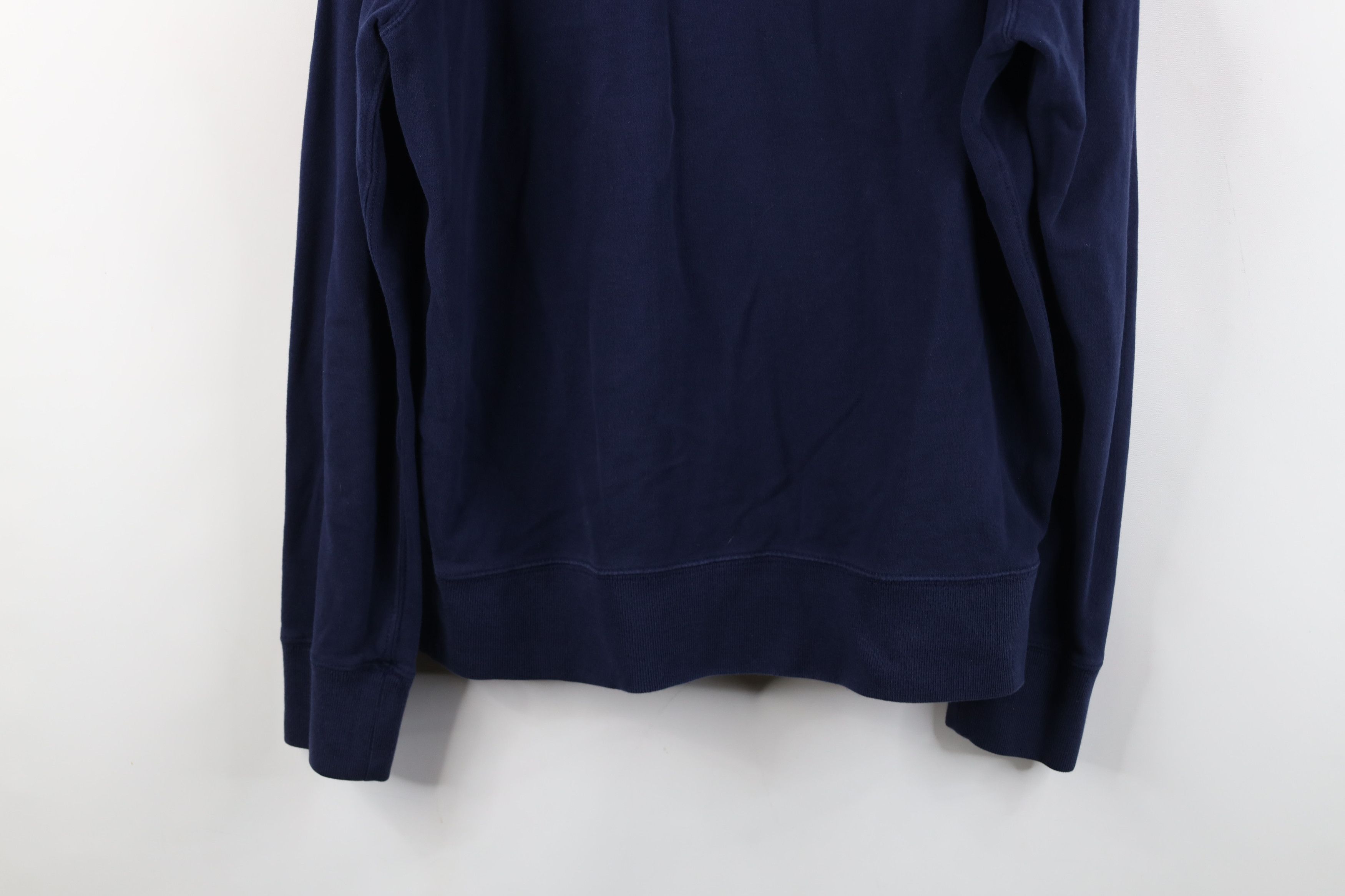 Polo Ralph Lauren Vintage 90s Ralph Lauren Distressed Sweatshirt Navy Blue Size US L / EU 52-54 / 3 - 14 Thumbnail