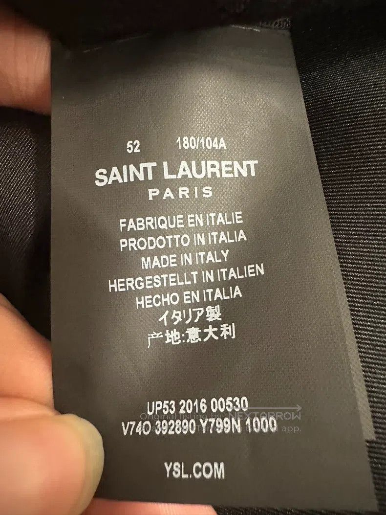 Saint Laurent Paris Saint Laurent Paris jacket Size US L / EU 52-54 / 3 - 5 Thumbnail