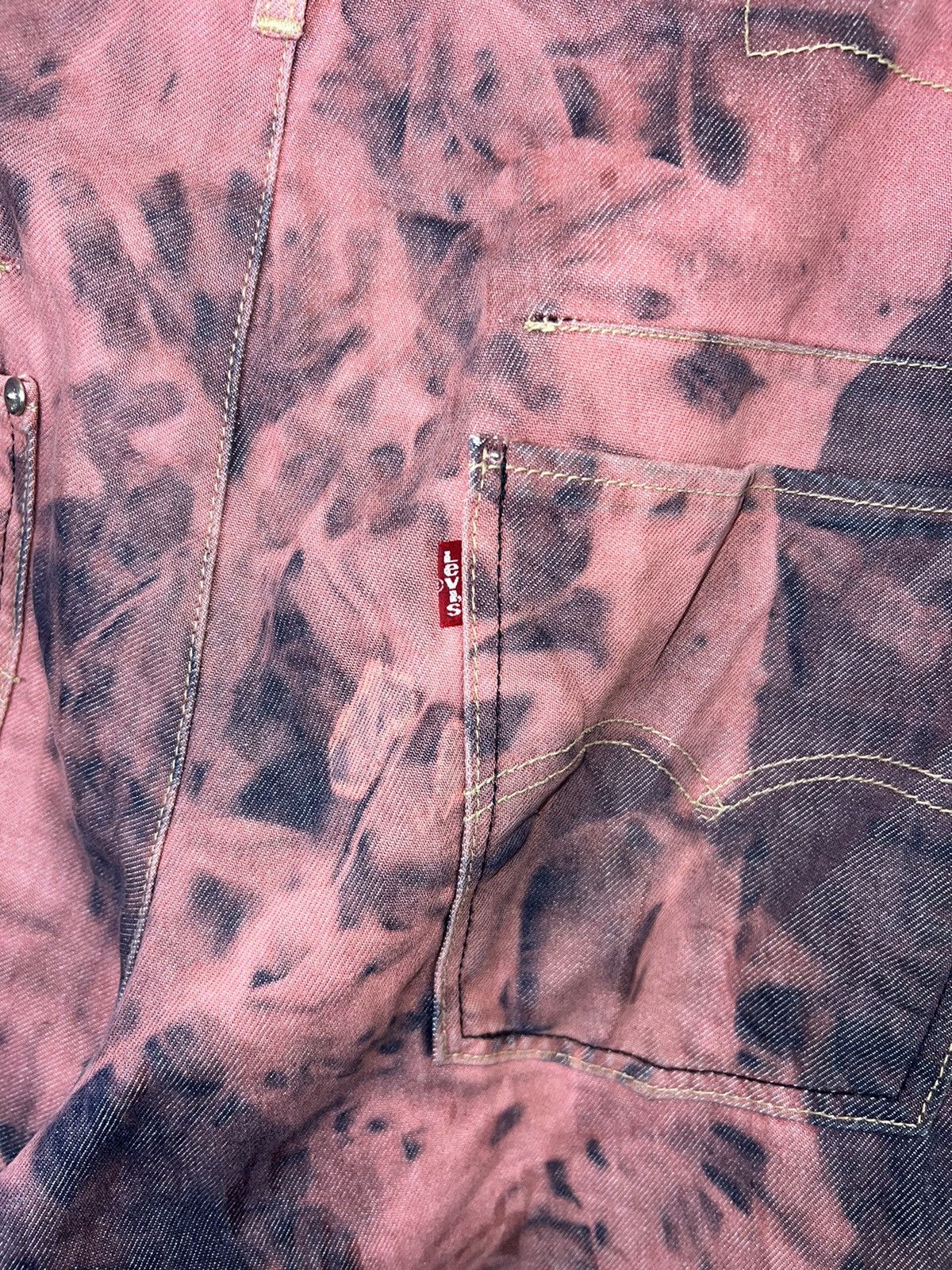 Levi's Vintage Levi’s engineer jeans denim acid wash Size US 34 / EU 50 - 7 Thumbnail