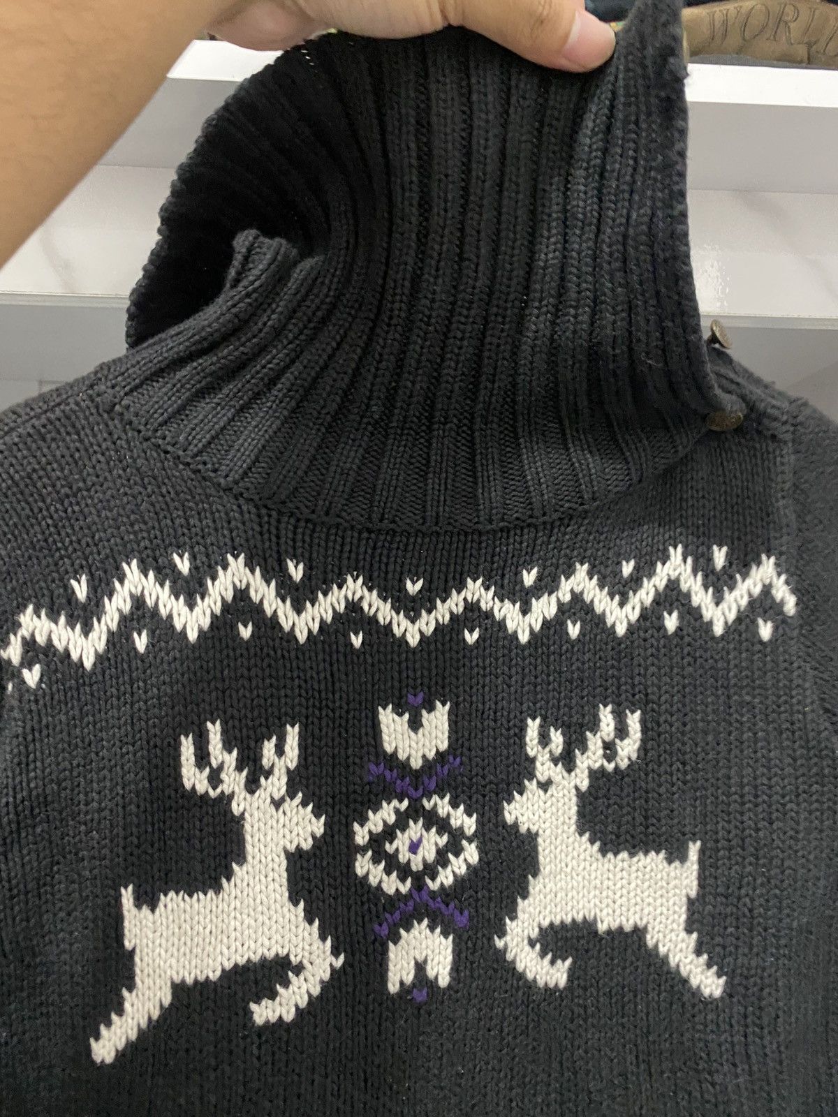 RRL Ralph Lauren × Ralph Lauren × Vintage Ralph Lauren Knitted Vintage Size S / US 4 / IT 40 - 5 Thumbnail