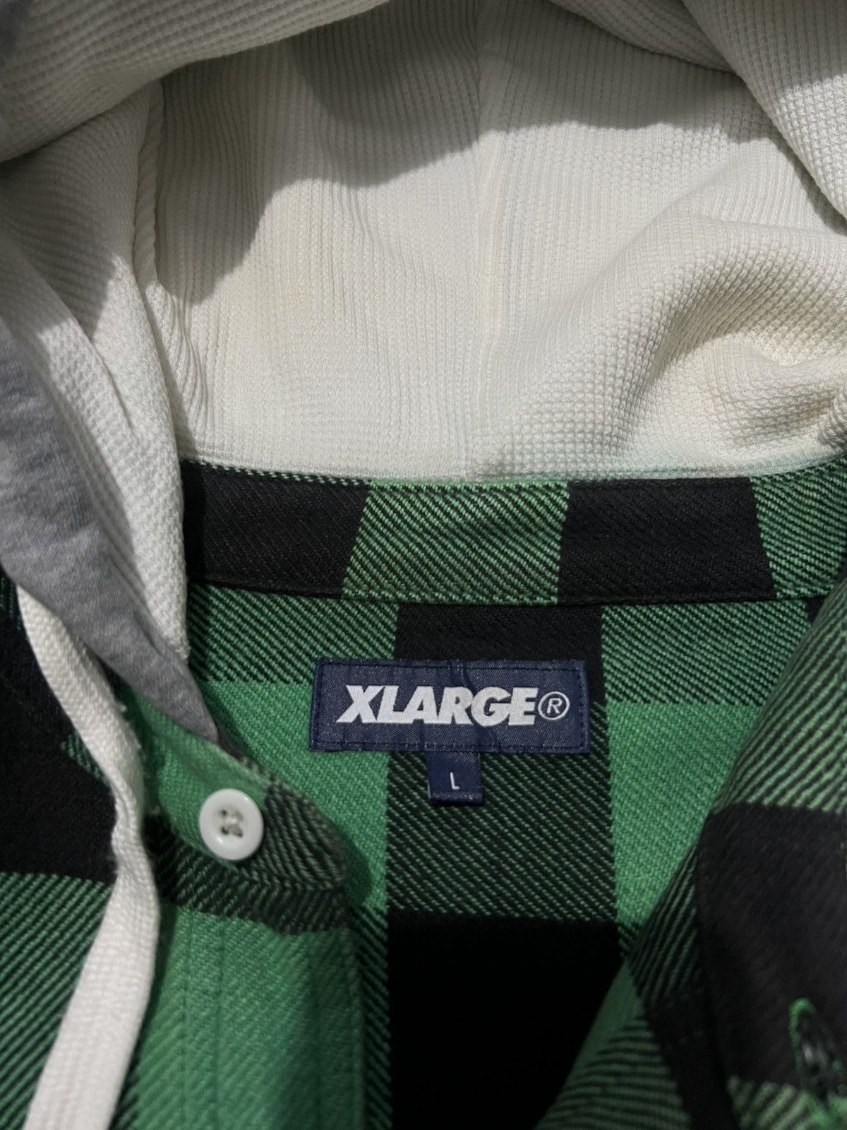 Xlarge XLarge Hooded Flannel Shirt Size US L / EU 52-54 / 3 - 9 Thumbnail